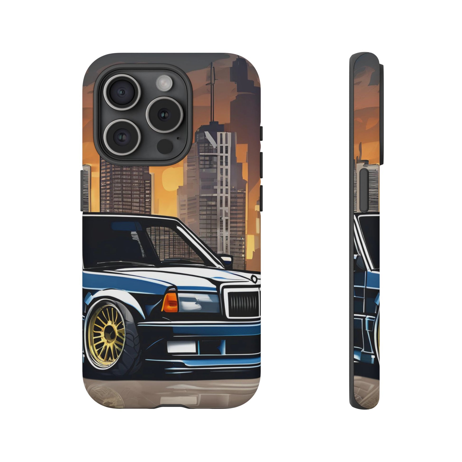 Mercedes Benz 190e Evo-Dual Layer Ultra Tough Phone Case Printify by The Night Shift Automotive Apparel