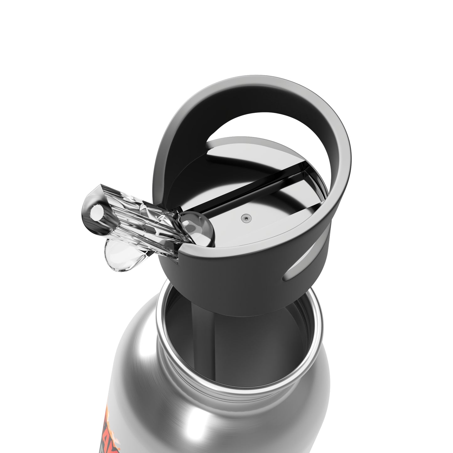 Stainless Steel Water Bottle With Straw, 20oz Printify by The Night Shift Automotive Apparel