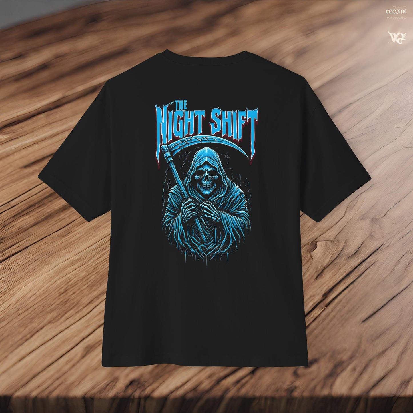 Grim Reaper-Premium, Ultra Soft Unisex Oversized Boxy Tee Printify by The Night Shift Automotive Apparel