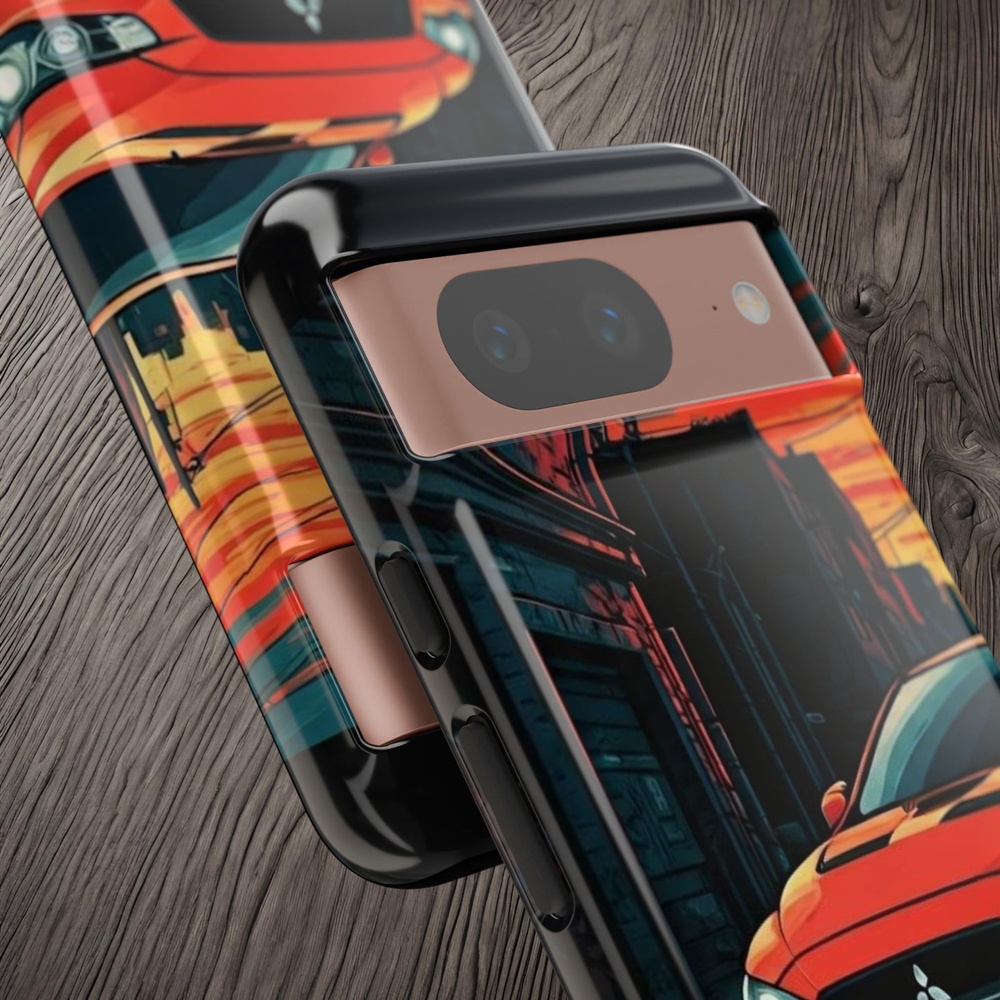Mitsubishi Evo X Street Life-Dual Layer Ultra Tough Phone Case Printify by The Night Shift Automotive Apparel