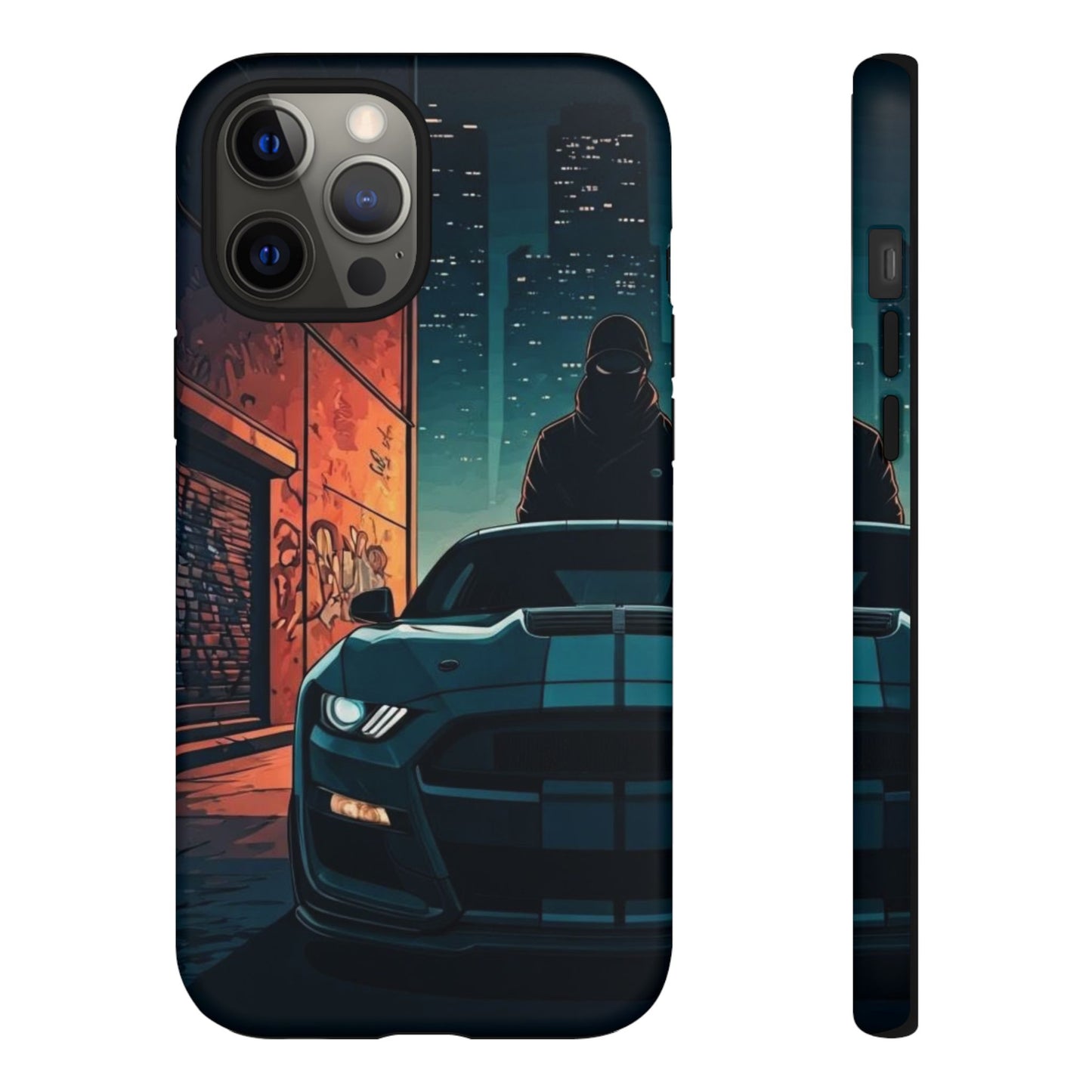 Ford Mustang Shelby GT350 Street Life-Dual Layer Ultra Tough Phone Case iPhone 12 Pro Max Matte Printify by The Night Shift Automotive Apparel