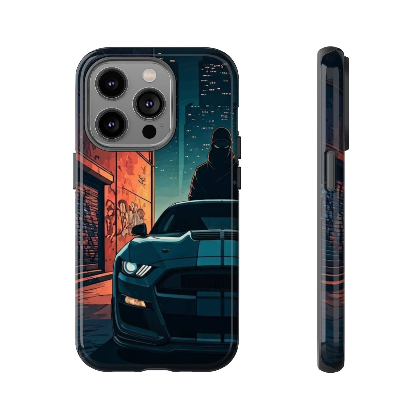 Ford Mustang Shelby GT350 Street Life-Dual Layer Ultra Tough Phone Case Printify by The Night Shift Automotive Apparel