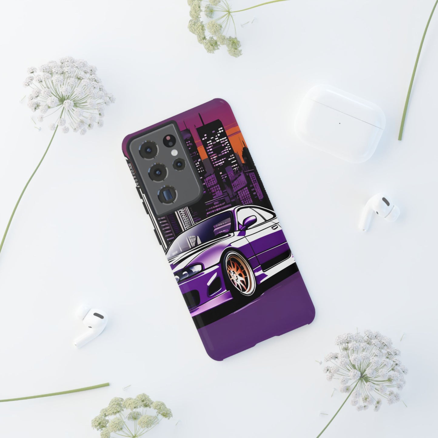 Nissan 240sx S15-Dual Layer Ultra Tough Phone Case Printify by The Night Shift Automotive Apparel