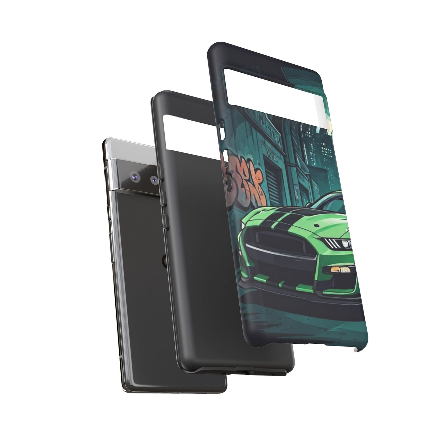 Ford Mustang Shelby GT500 Street Life-Dual Layer Ultra Tough Phone Case Printify by The Night Shift Automotive Apparel