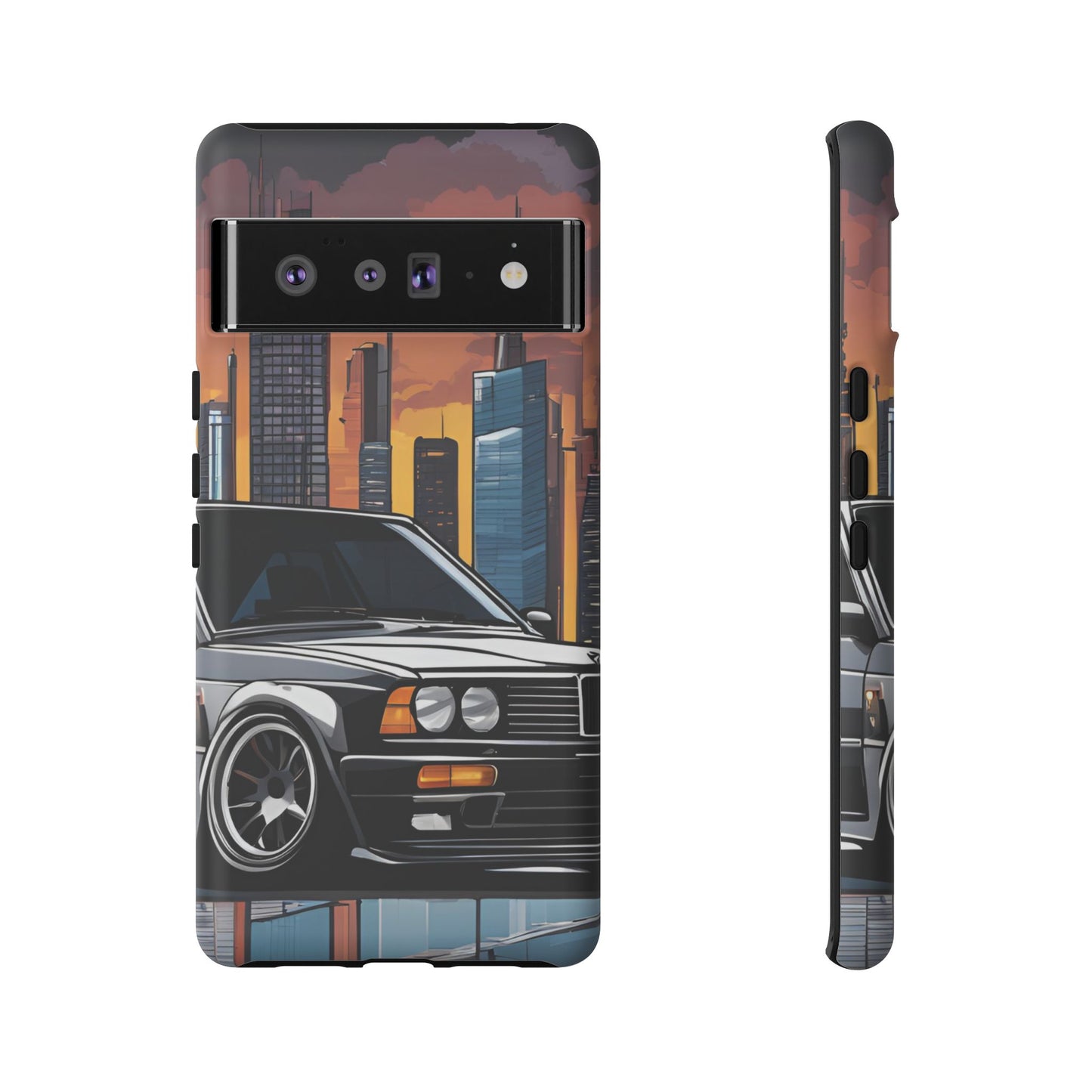BMW E30 M3-Dual Layer Ultra Tough Phone Case Printify by The Night Shift Automotive Apparel