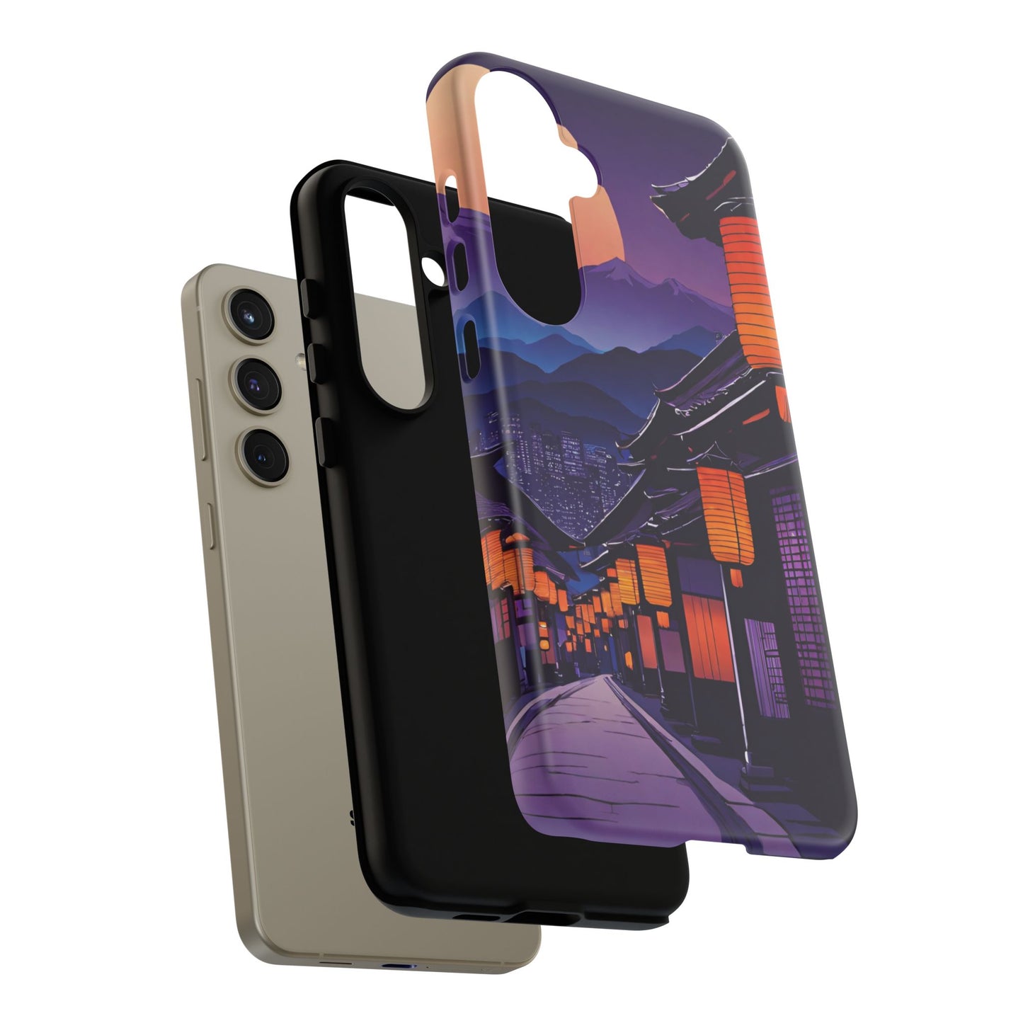 Traditional Japanese Village Countryside-Dual Layer Ultra Tough Phone Case Printify by The Night Shift Automotive Apparel