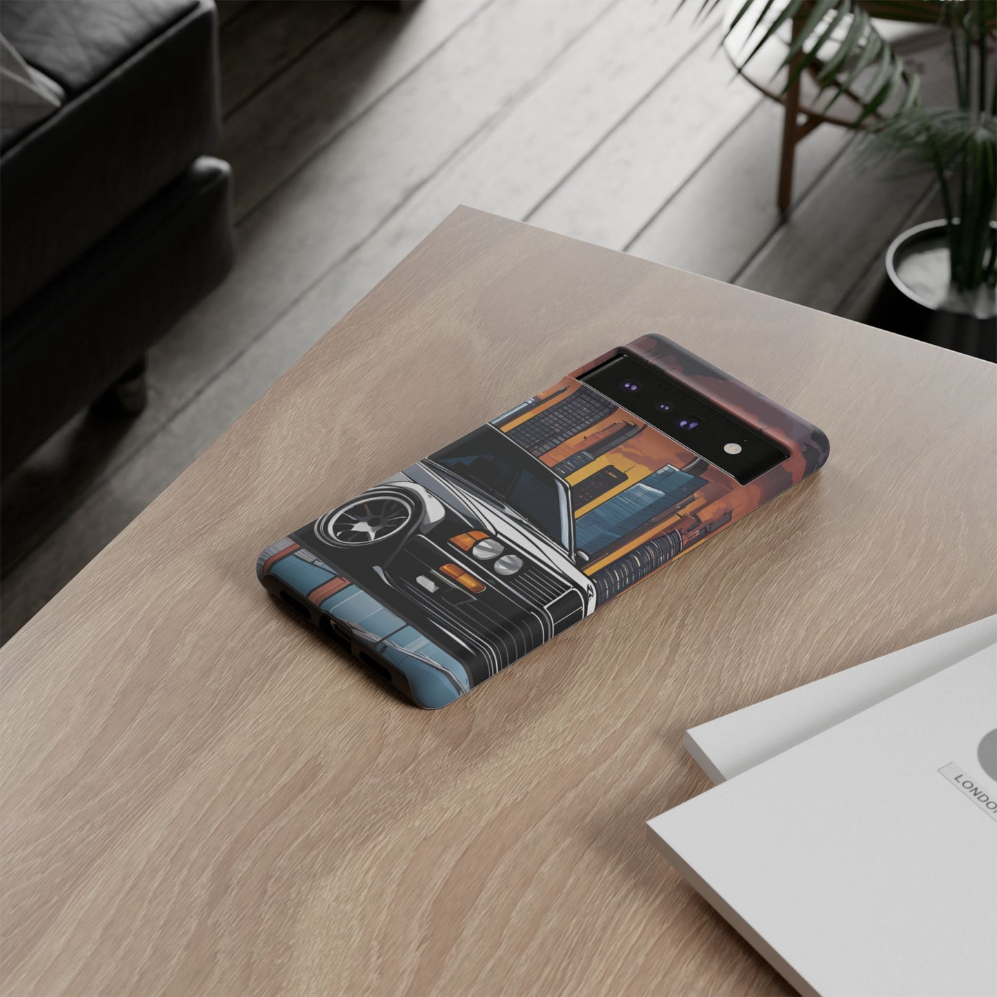 BMW E30 M3-Dual Layer Ultra Tough Phone Case Google Pixel 6 Pro Matte Printify by The Night Shift Automotive Apparel