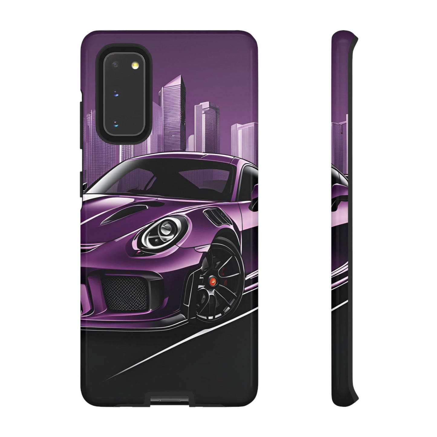 Porsche 911 GT3 RS-Dual Layer Ultra Tough Phone Case Samsung Galaxy S20 Glossy Printify by The Night Shift Automotive Apparel