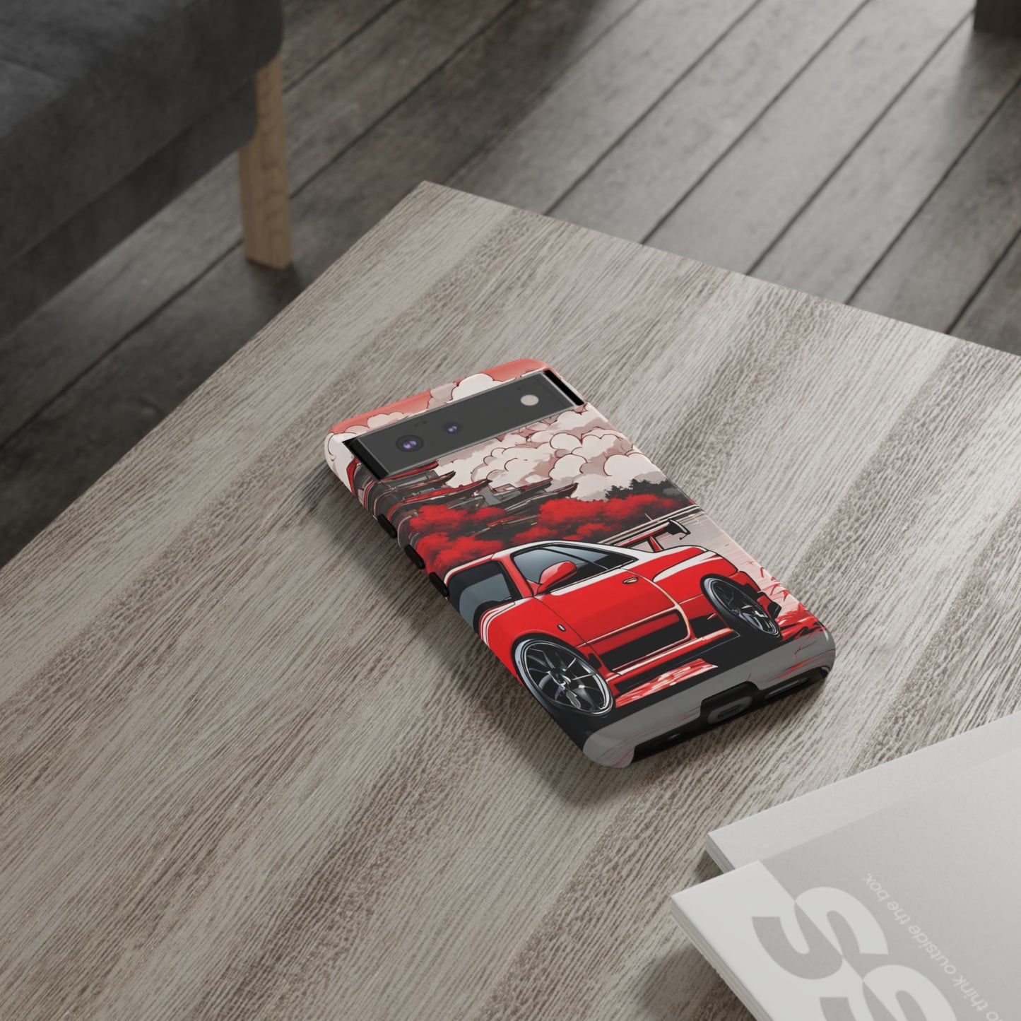 Nissan Skyline R34-Dual Layer Ultra Tough Phone Case Google Pixel 6 Glossy Printify by The Night Shift Automotive Apparel