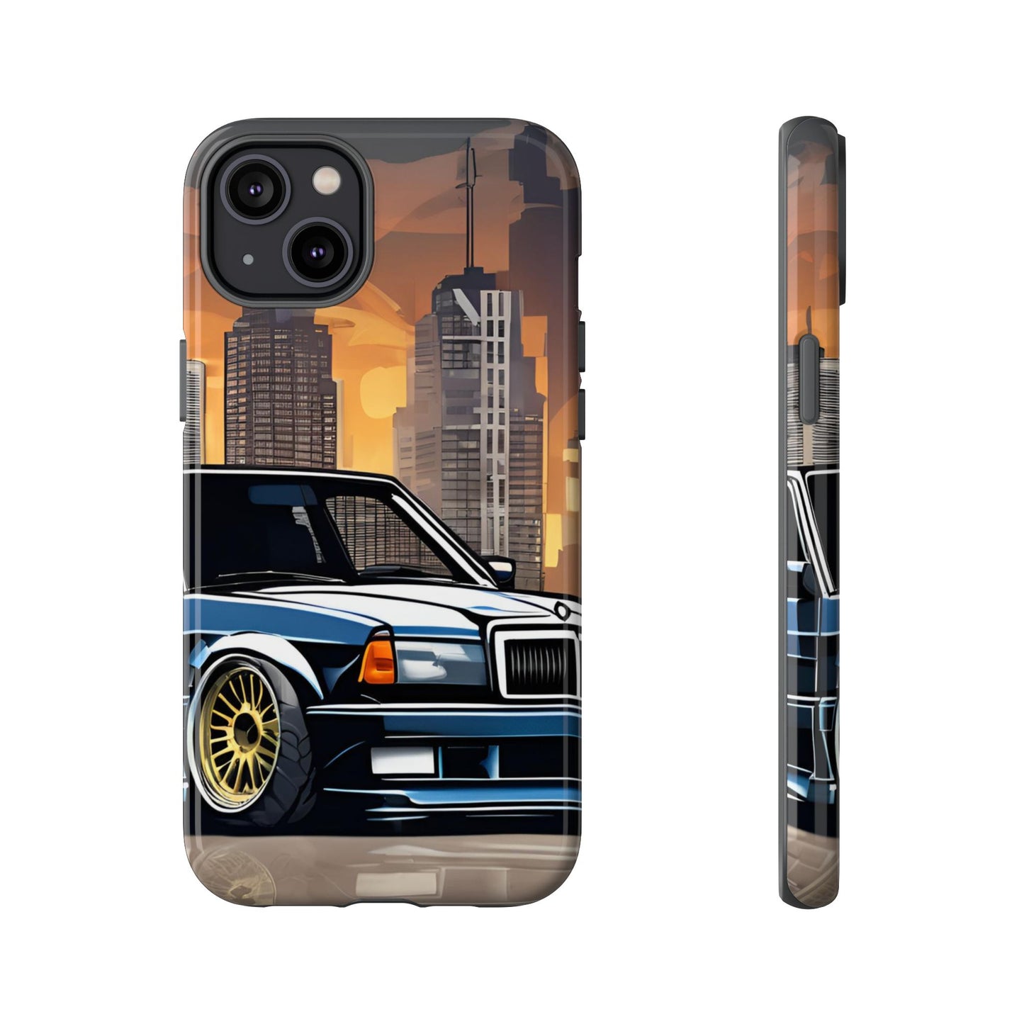 Mercedes Benz 190e Evo-Dual Layer Ultra Tough Phone Case Printify by The Night Shift Automotive Apparel