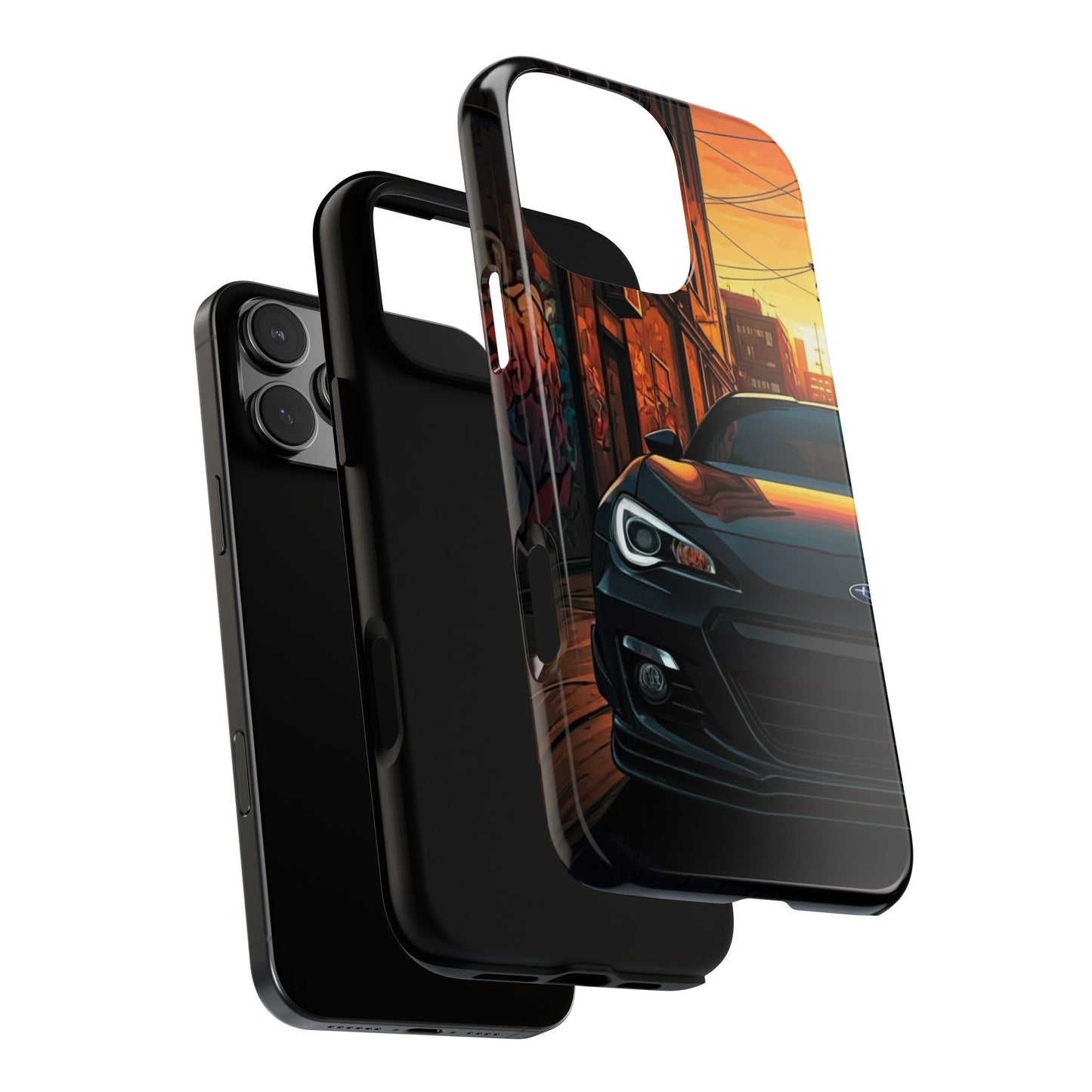 Subaru BRZ Street Life-Dual Layer Ultra Tough Phone Case Printify by The Night Shift Automotive Apparel