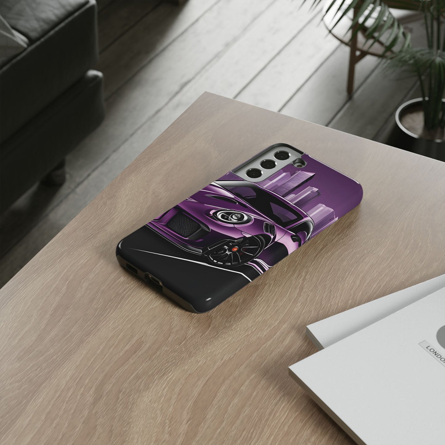 Porsche 911 GT3 RS-Dual Layer Ultra Tough Phone Case Samsung Galaxy S22 Plus Glossy Printify by The Night Shift Automotive Apparel