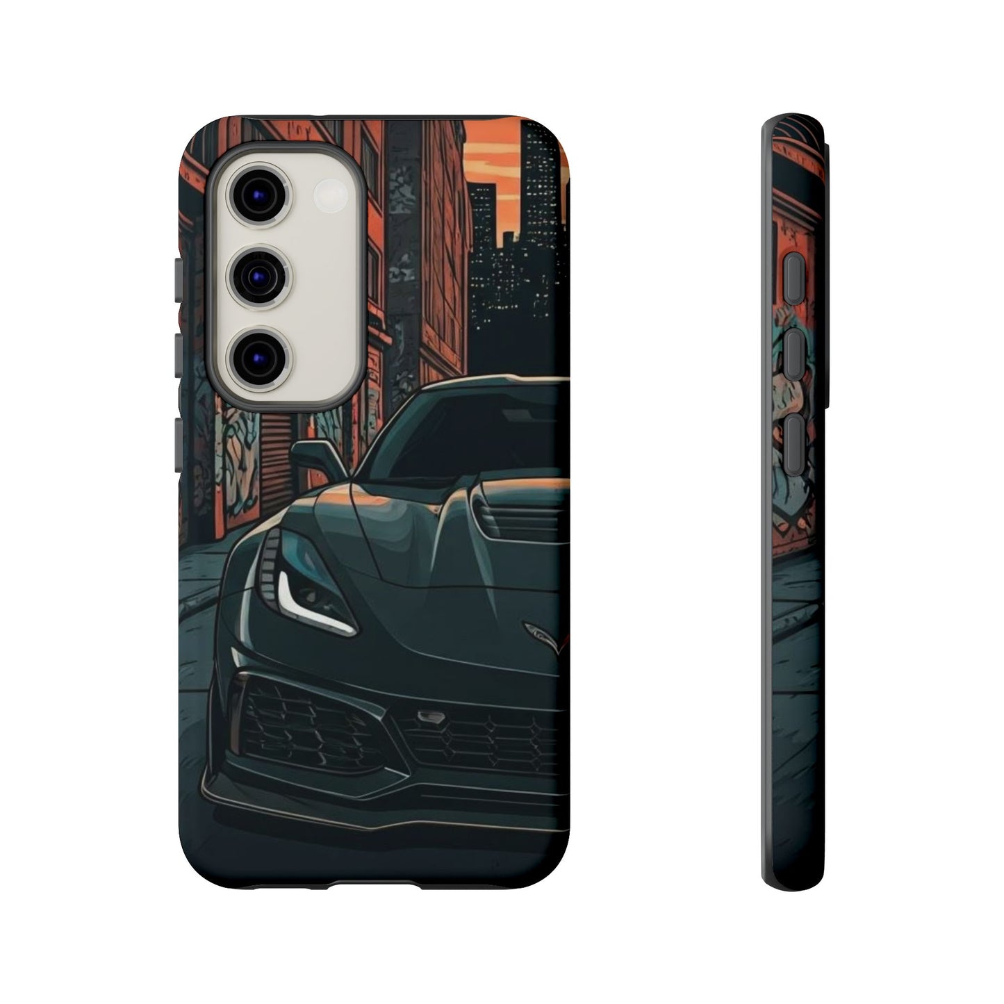 Chevy Corvette C7 Street Life-Dual Layer Ultra Tough Phone Case Printify by The Night Shift Automotive Apparel