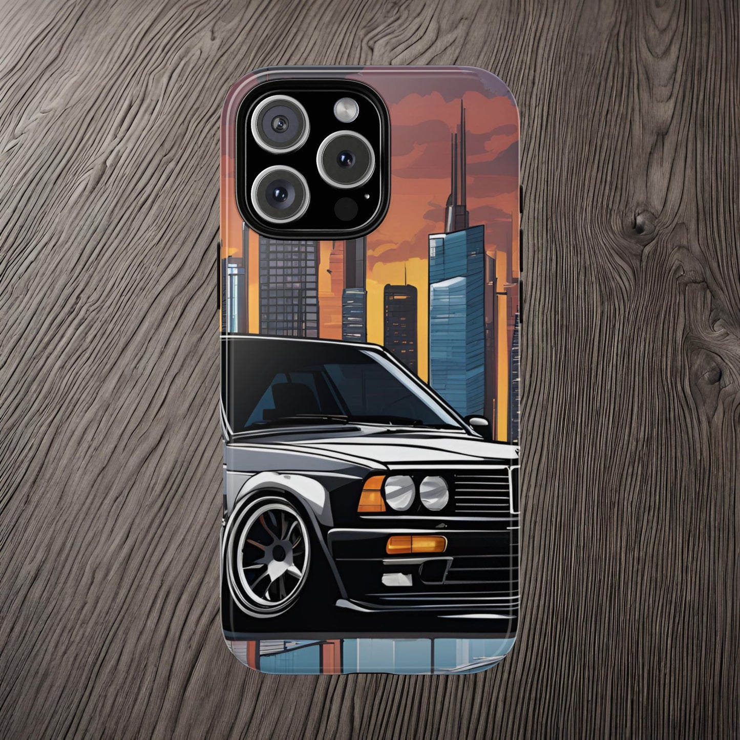 BMW E30 M3-Dual Layer Ultra Tough Phone Case Printify by The Night Shift Automotive Apparel