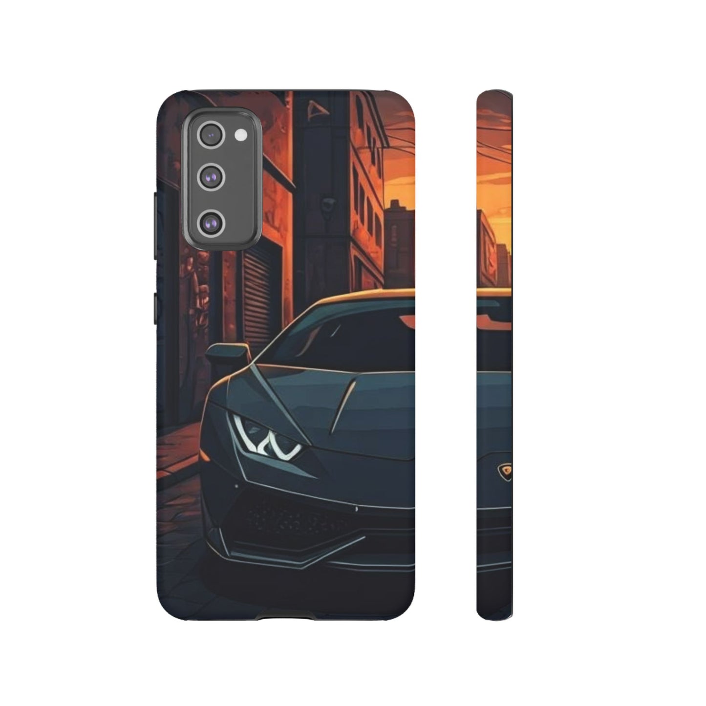 Lamborghini Huracan Street Life-Dual Layer Ultra Tough Phone Case Printify by The Night Shift Automotive Apparel