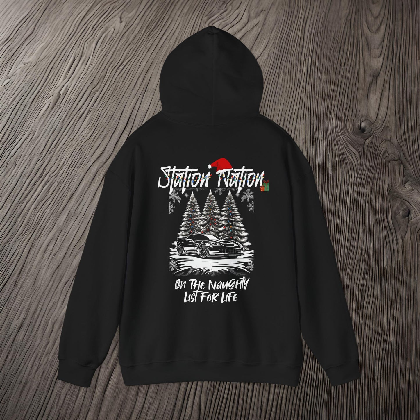🎁 Christmas Limited Edition Station Nation-Ultra Soft, Premium Hoodie Printify by The Night Shift Automotive Apparel