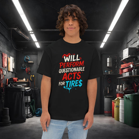 Questionable Acts-Premium, Ultra Soft Unisex Oversized Boxy Tee