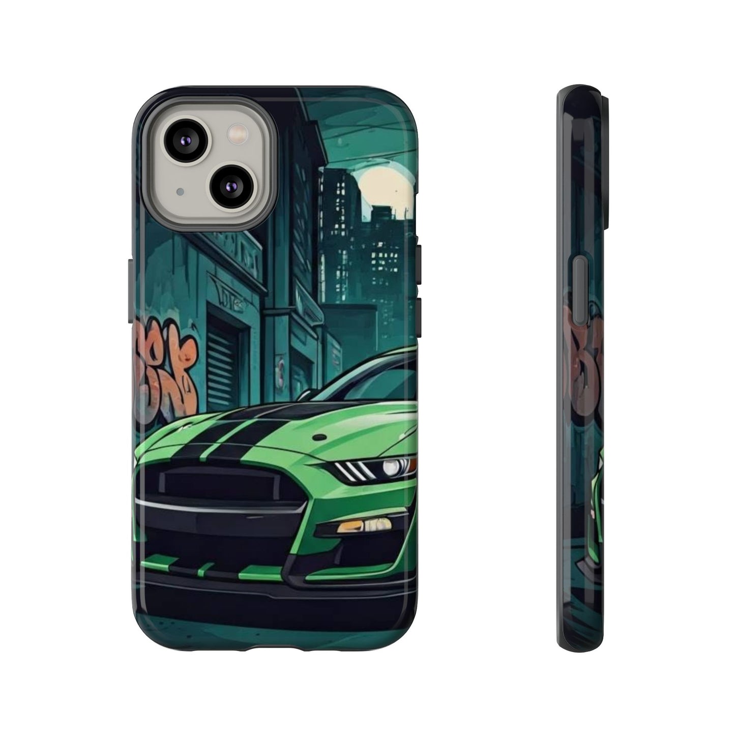 Ford Mustang Shelby GT500 Street Life-Dual Layer Ultra Tough Phone Case Printify by The Night Shift Automotive Apparel