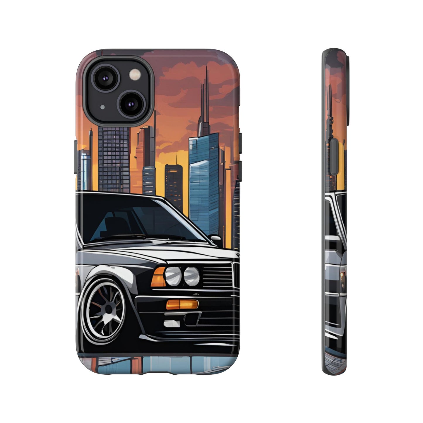 BMW E30 M3-Dual Layer Ultra Tough Phone Case Printify by The Night Shift Automotive Apparel