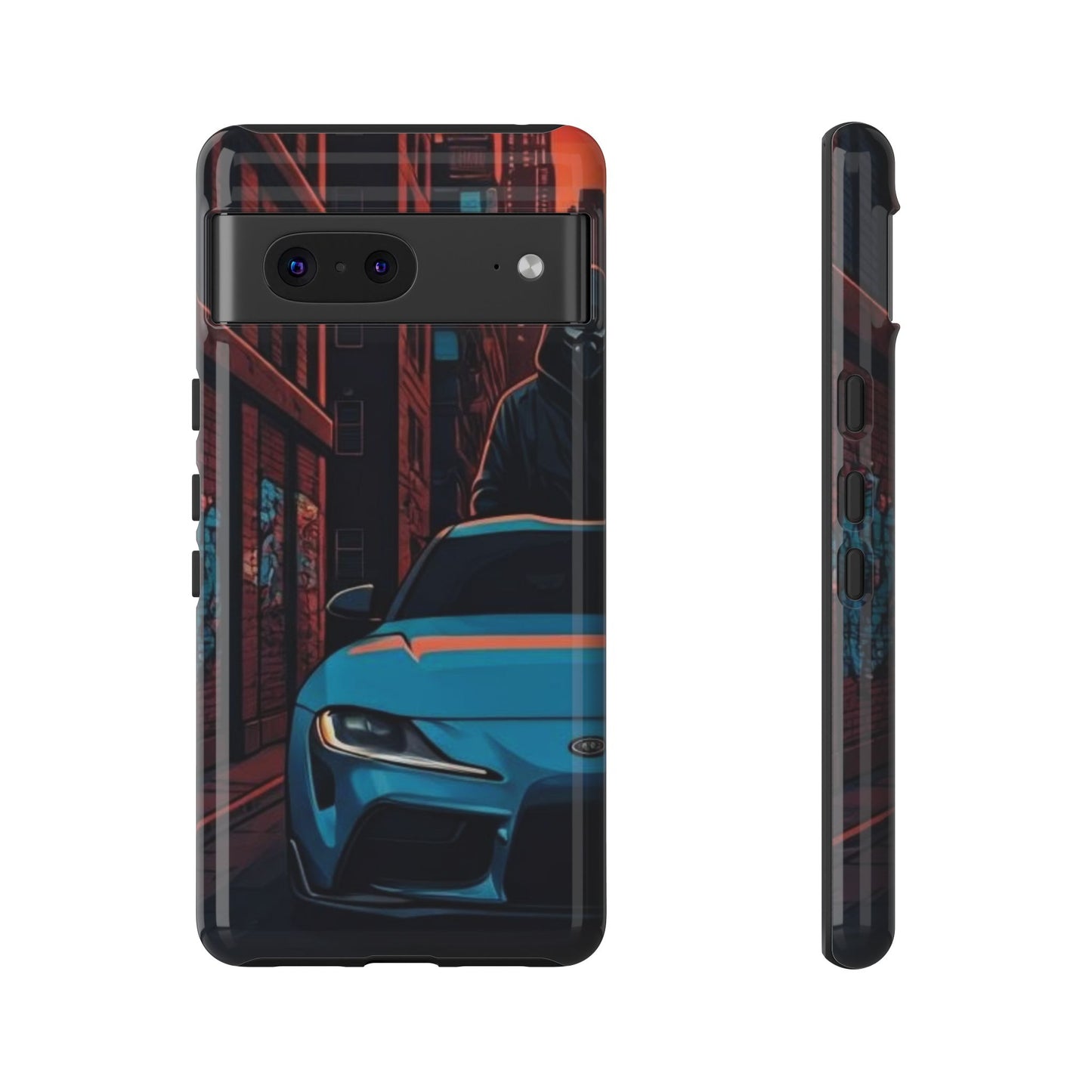 Toyota Supra MK-V Street Life-Dual Layer Ultra Tough Phone Case Printify by The Night Shift Automotive Apparel