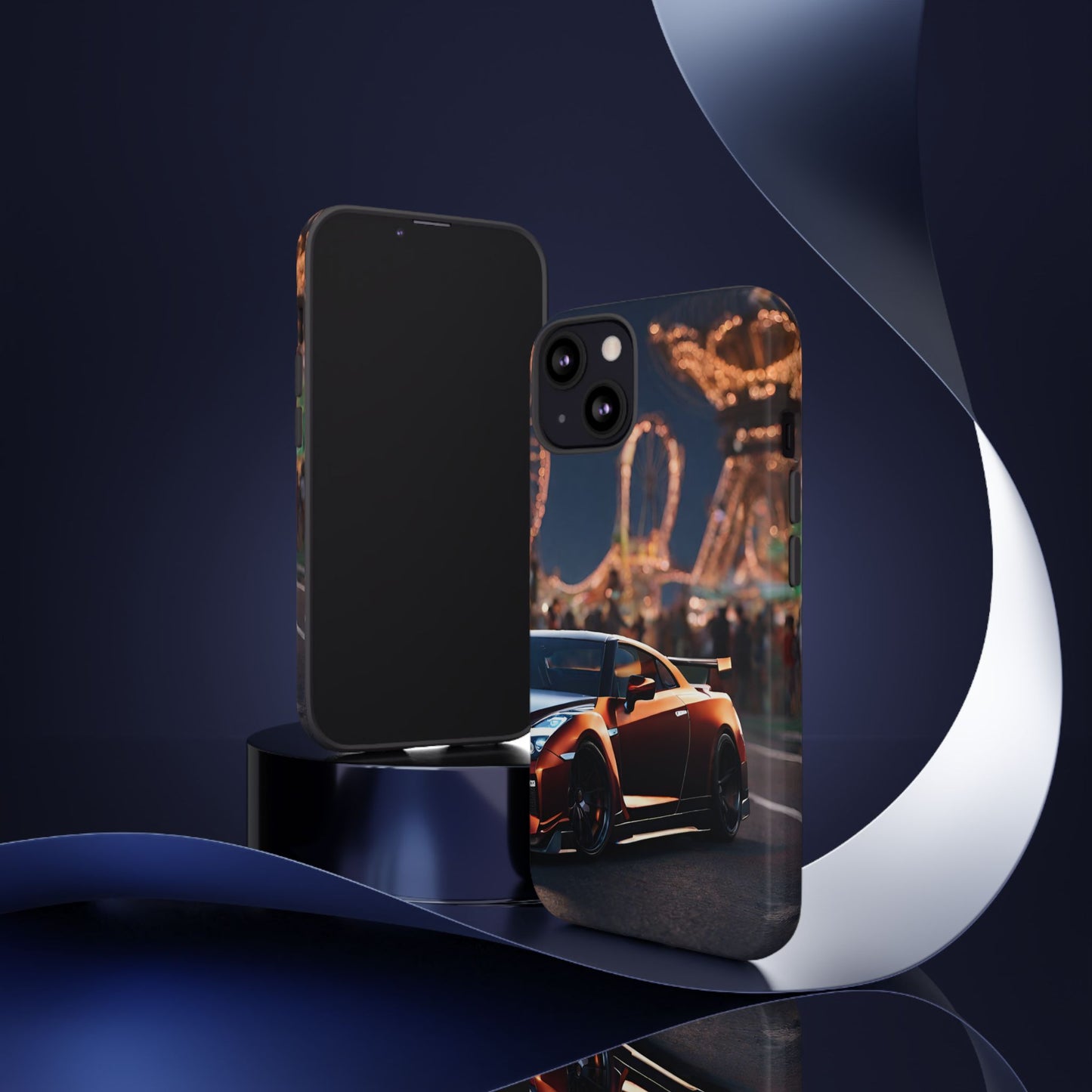 Nissan GTR R35-Dual Layer Ultra Tough Phone Case iPhone 13 Glossy Printify by The Night Shift Automotive Apparel
