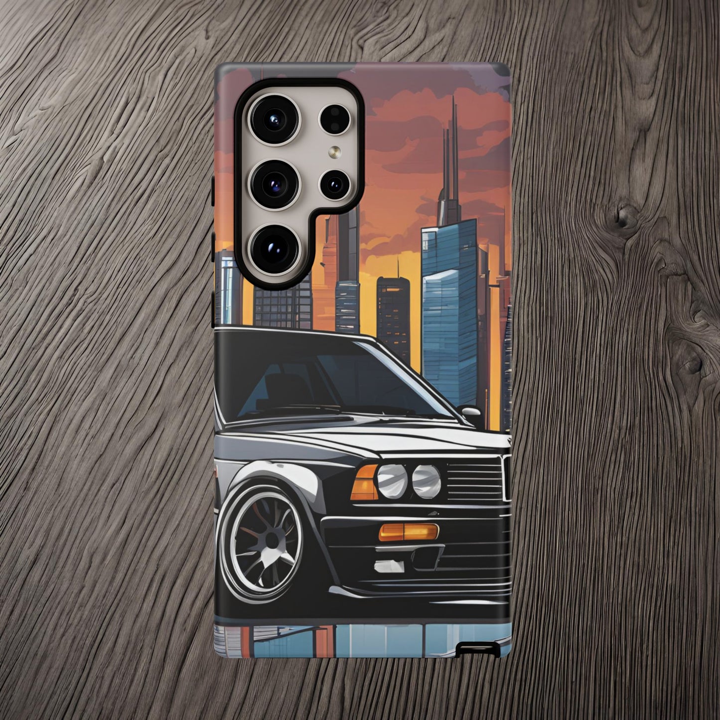 BMW E30 M3-Dual Layer Ultra Tough Phone Case Samsung Galaxy S24 Ultra Matte Printify by The Night Shift Automotive Apparel