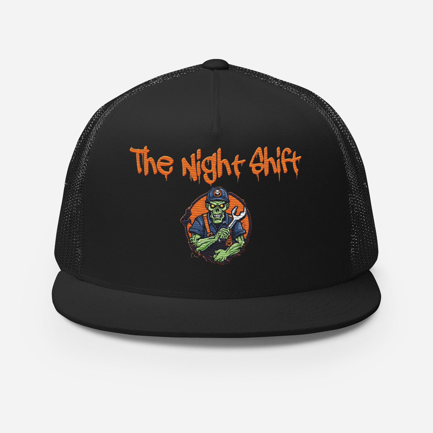 Don't Stop Till You Drop-Embroidered Snapback Trucker Hat The Night Shift Performance Street Gear by The Night Shift Automotive Apparel