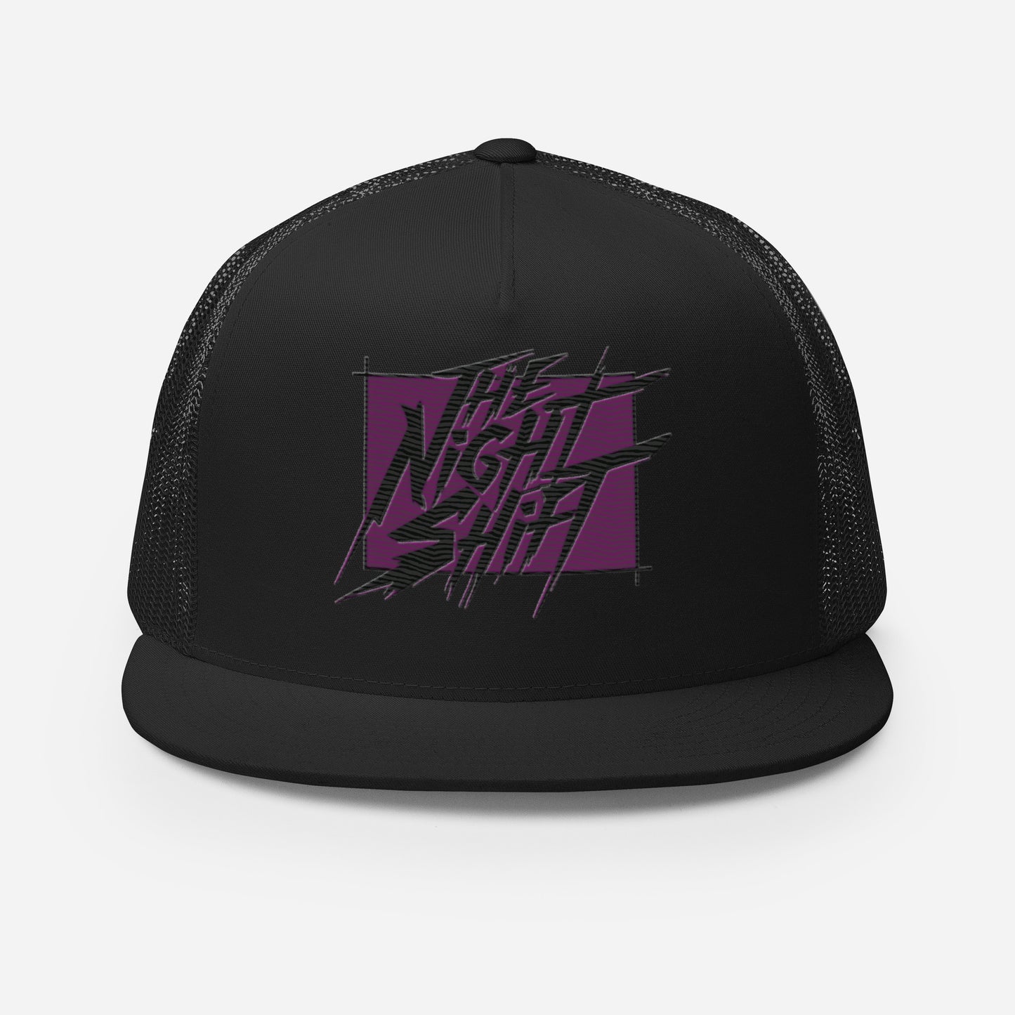 The Night Shift-Embroidered Mesh Snapback Trucker Hat The Night Shift Performance Street Gear by The Night Shift Automotive Apparel