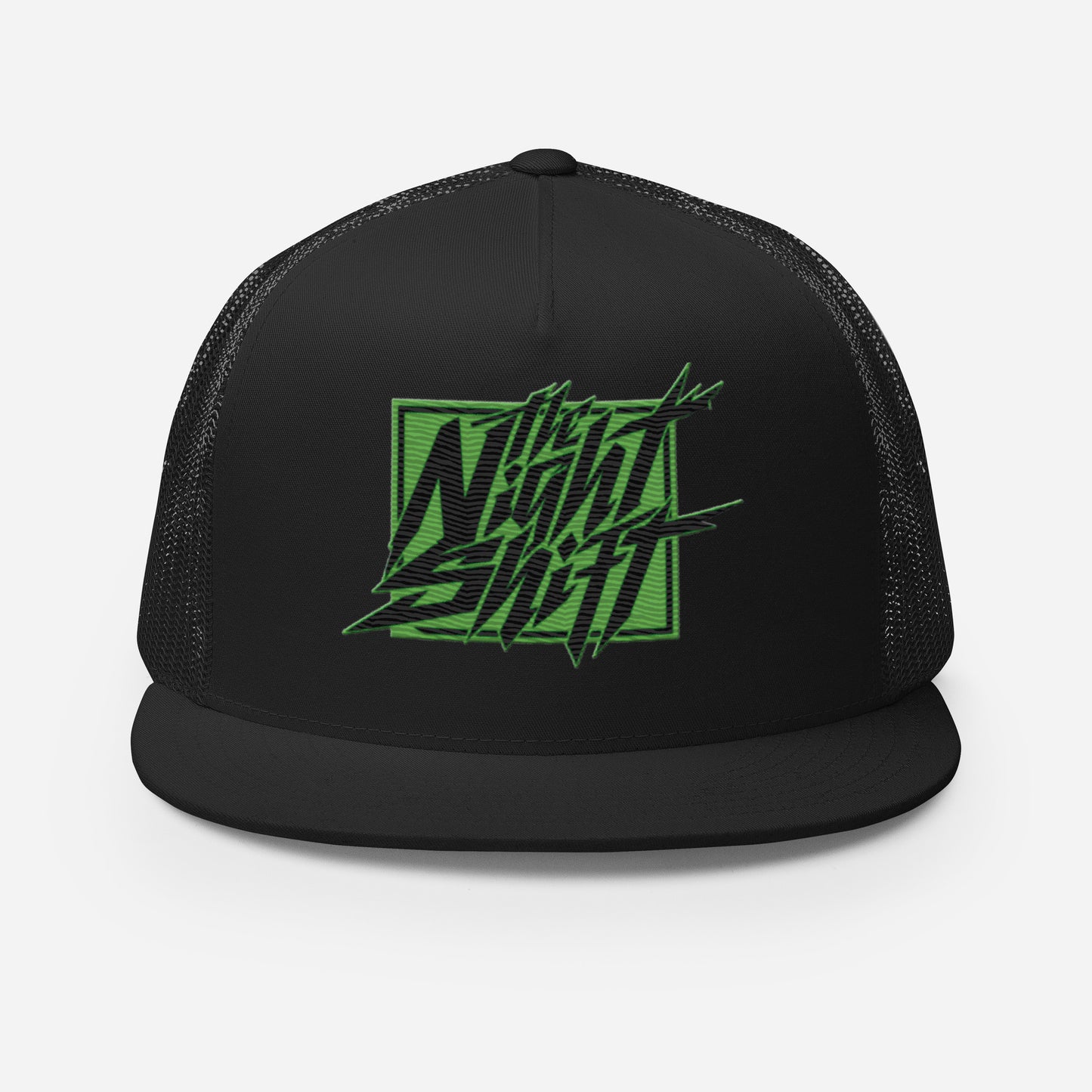The Night Shift-Embroidered Mesh Snapback Trucker Hat The Night Shift Performance Street Gear by The Night Shift Automotive Apparel