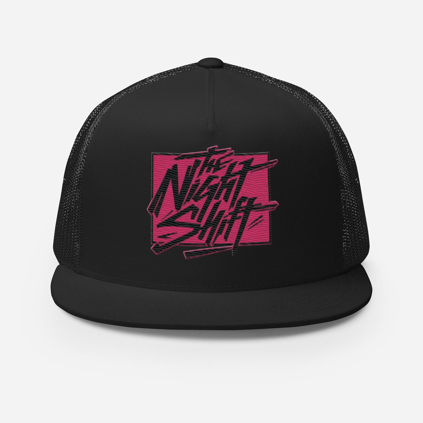 The Night Shift-Embroidered Mesh Snapback Trucker Hat The Night Shift Performance Street Gear by The Night Shift Automotive Apparel