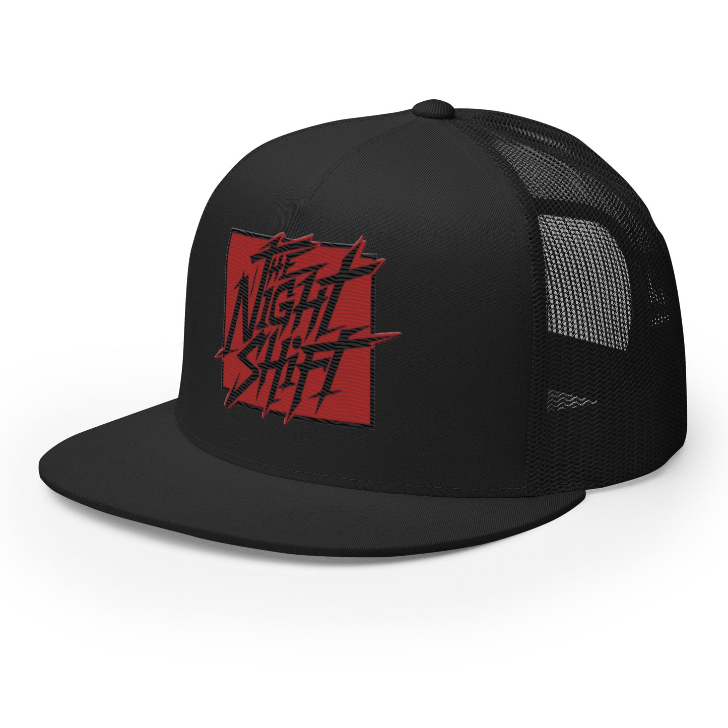 The Night Shift-Embroidered Mesh Snapback Trucker Hat The Night Shift Performance Street Gear by The Night Shift Automotive Apparel