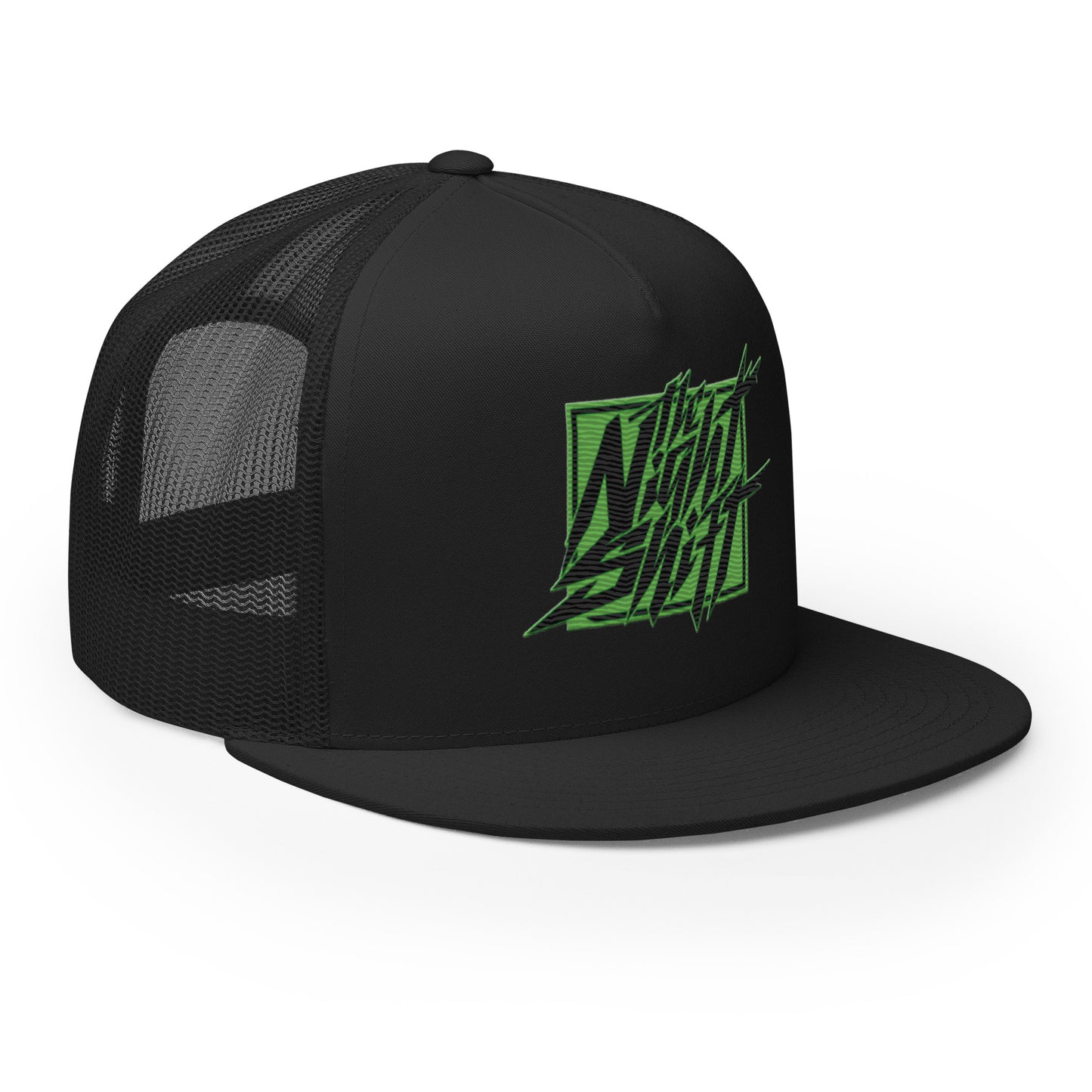 The Night Shift-Embroidered Mesh Snapback Trucker Hat The Night Shift Performance Street Gear by The Night Shift Automotive Apparel