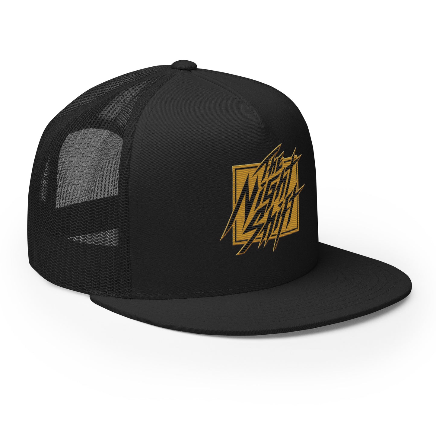 The Night Shift-Embroidered Mesh Snapback Trucker Hat The Night Shift Performance Street Gear by The Night Shift Automotive Apparel