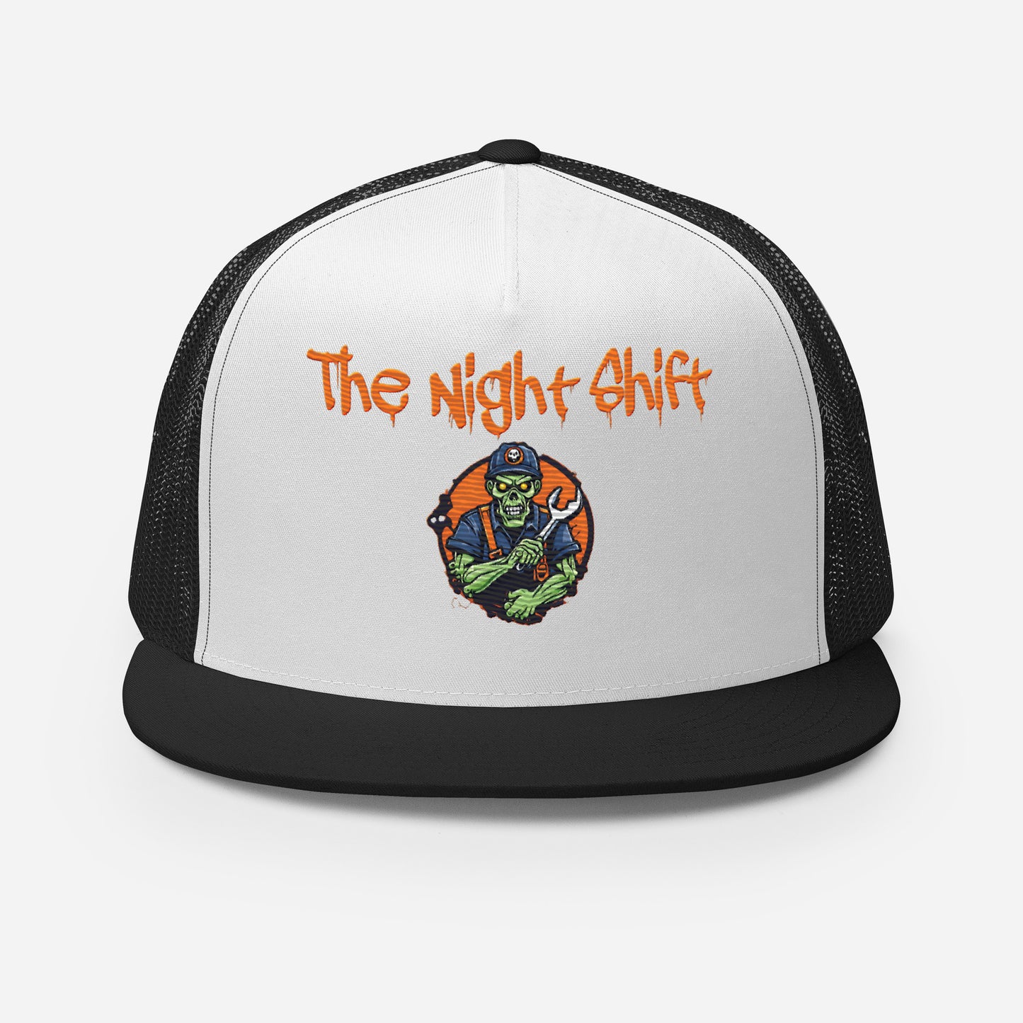 Don't Stop Till You Drop-Embroidered Snapback Trucker Hat The Night Shift Performance Street Gear by The Night Shift Automotive Apparel