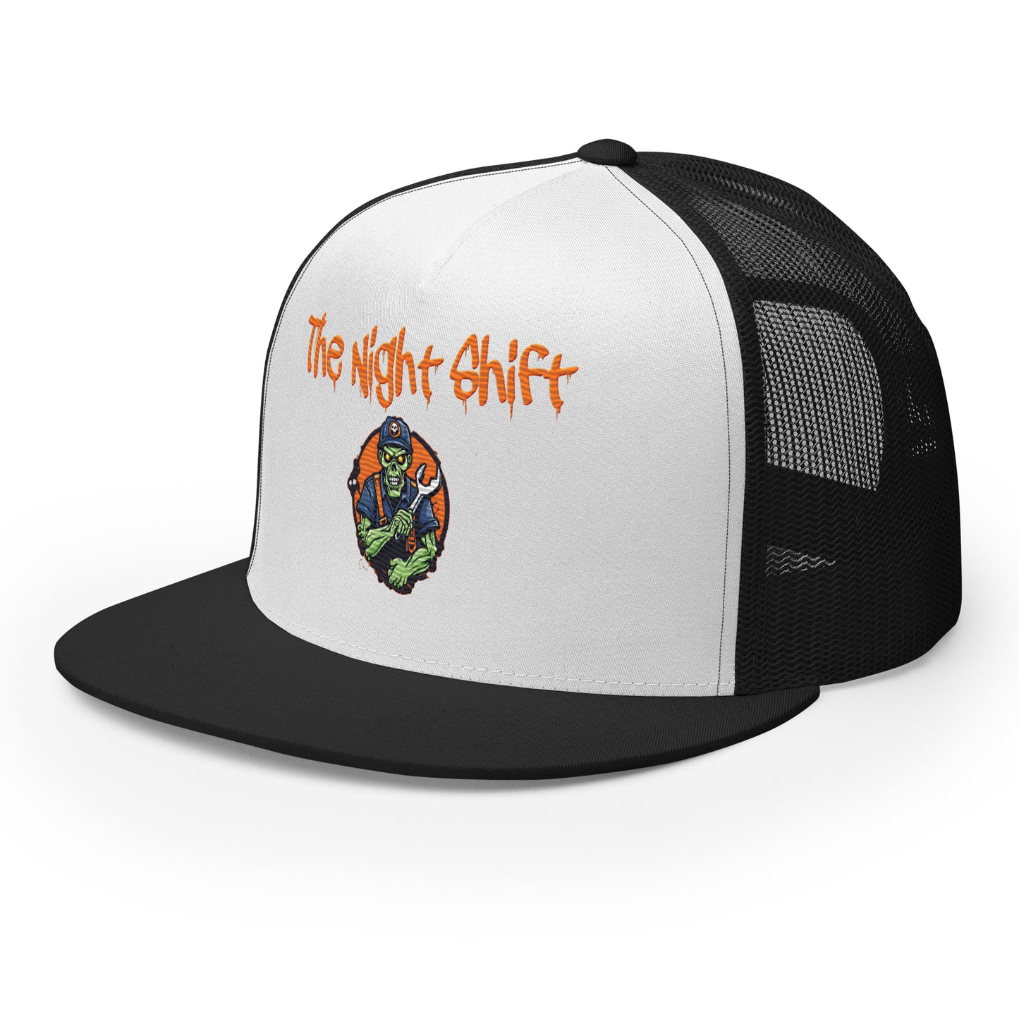Don't Stop Till You Drop-Embroidered Snapback Trucker Hat The Night Shift Performance Street Gear by The Night Shift Automotive Apparel