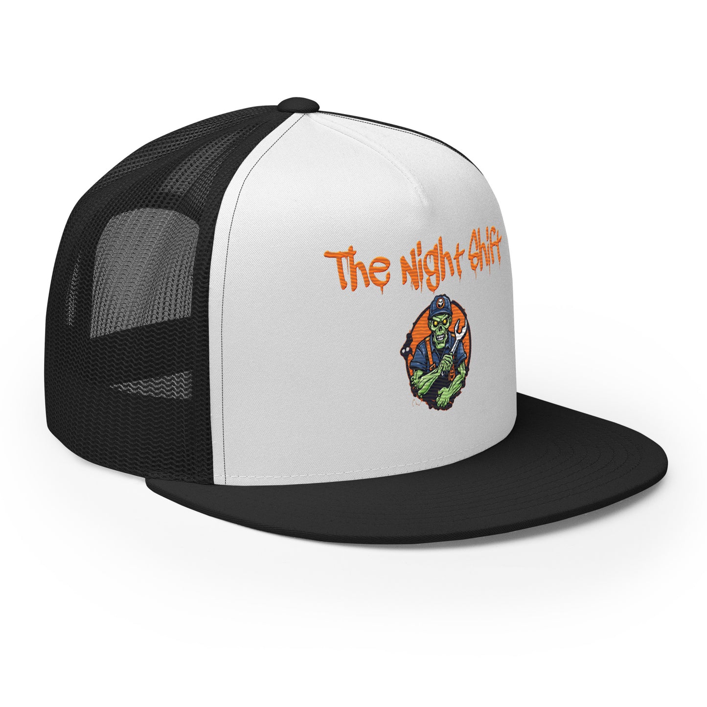 Don't Stop Till You Drop-Embroidered Snapback Trucker Hat The Night Shift Performance Street Gear by The Night Shift Automotive Apparel