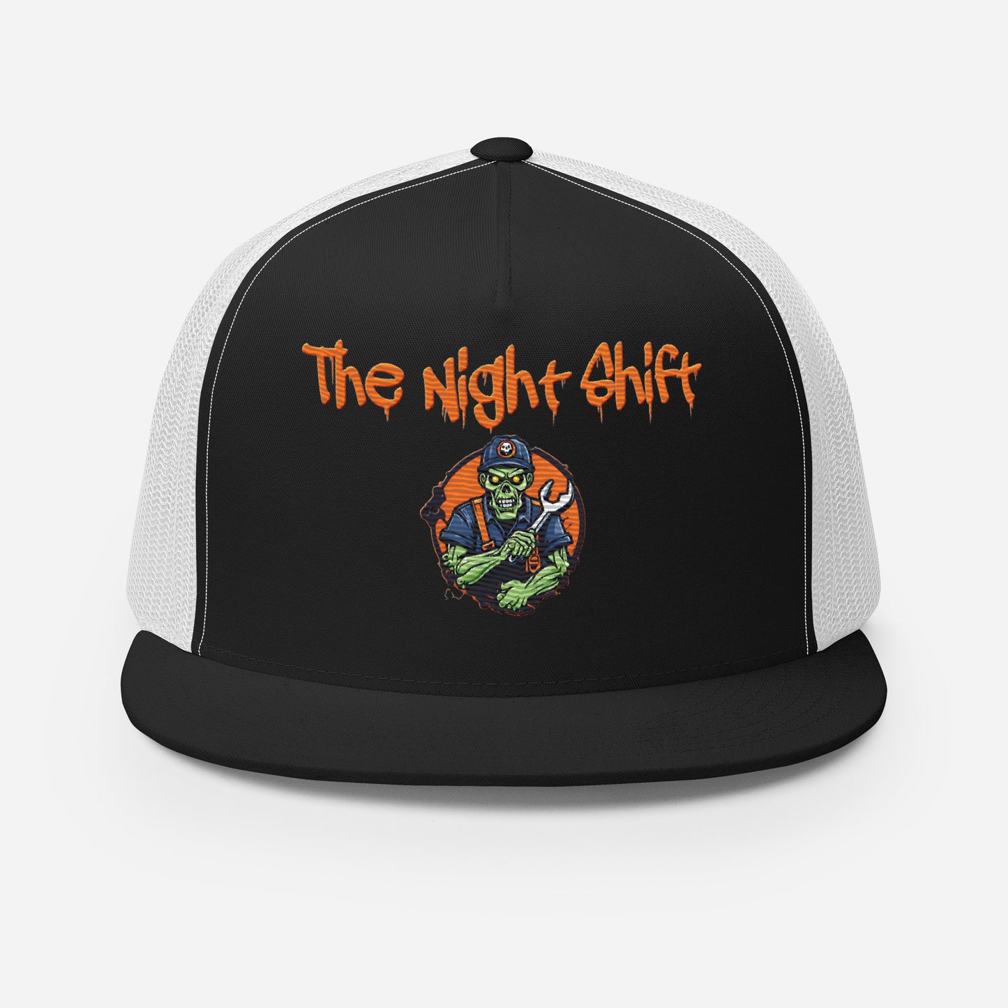 Don't Stop Till You Drop-Embroidered Snapback Trucker Hat The Night Shift Performance Street Gear by The Night Shift Automotive Apparel