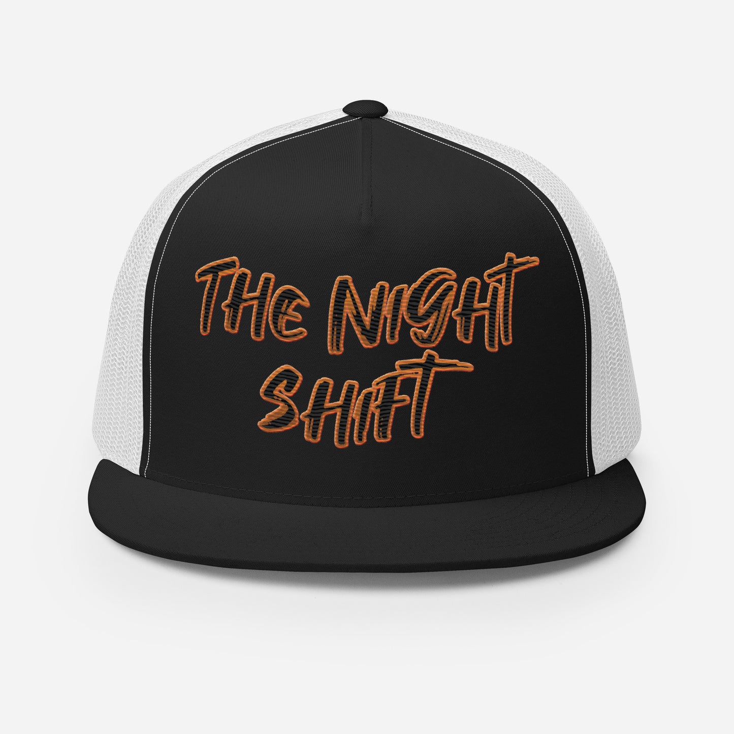 The Night Shift-Embroidered Mesh Snapback Trucker Hat The Night Shift Performance Street Gear by The Night Shift Automotive Apparel