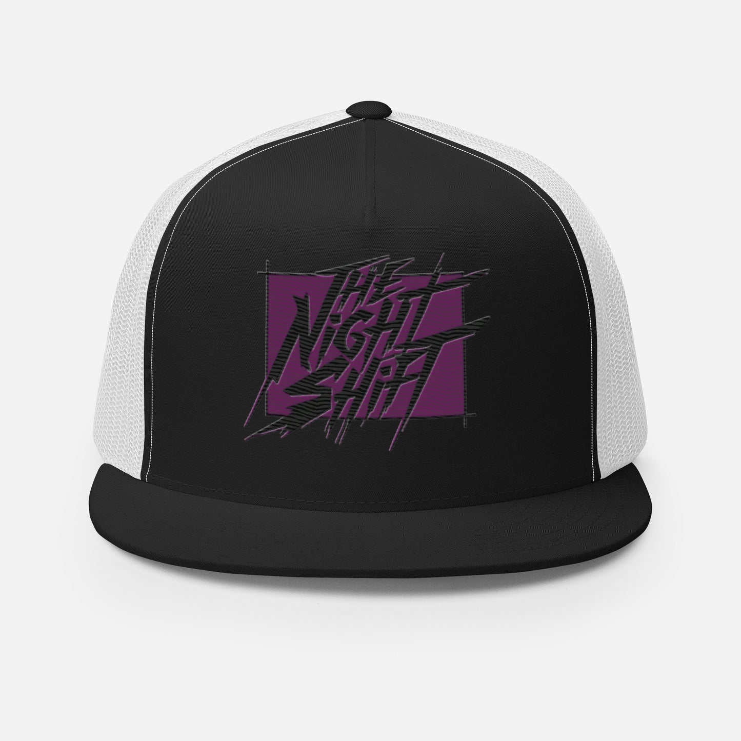 The Night Shift-Embroidered Mesh Snapback Trucker Hat The Night Shift Performance Street Gear by The Night Shift Automotive Apparel