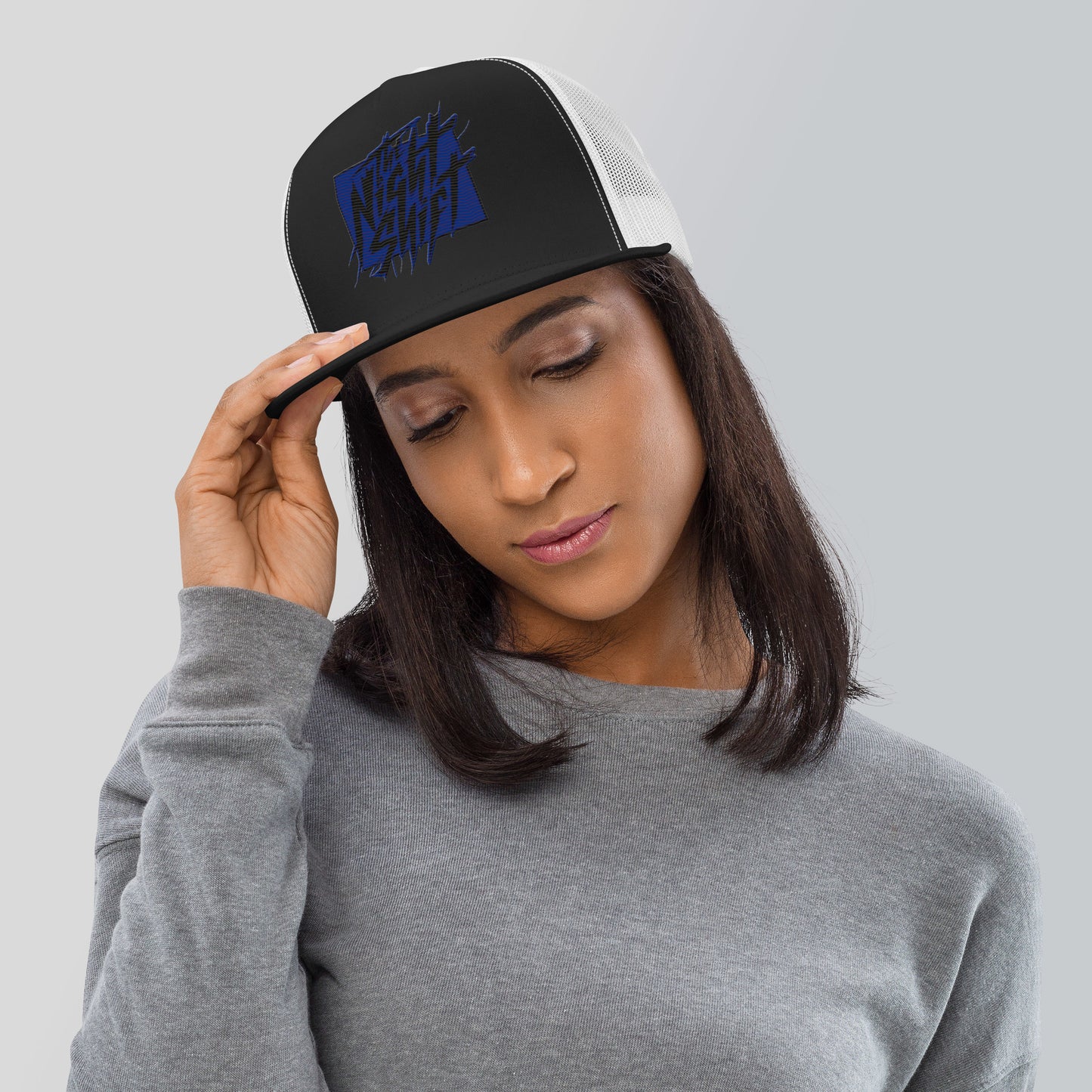The Night Shift-Embroidered Mesh Snapback Trucker Hat The Night Shift Performance Street Gear by The Night Shift Automotive Apparel