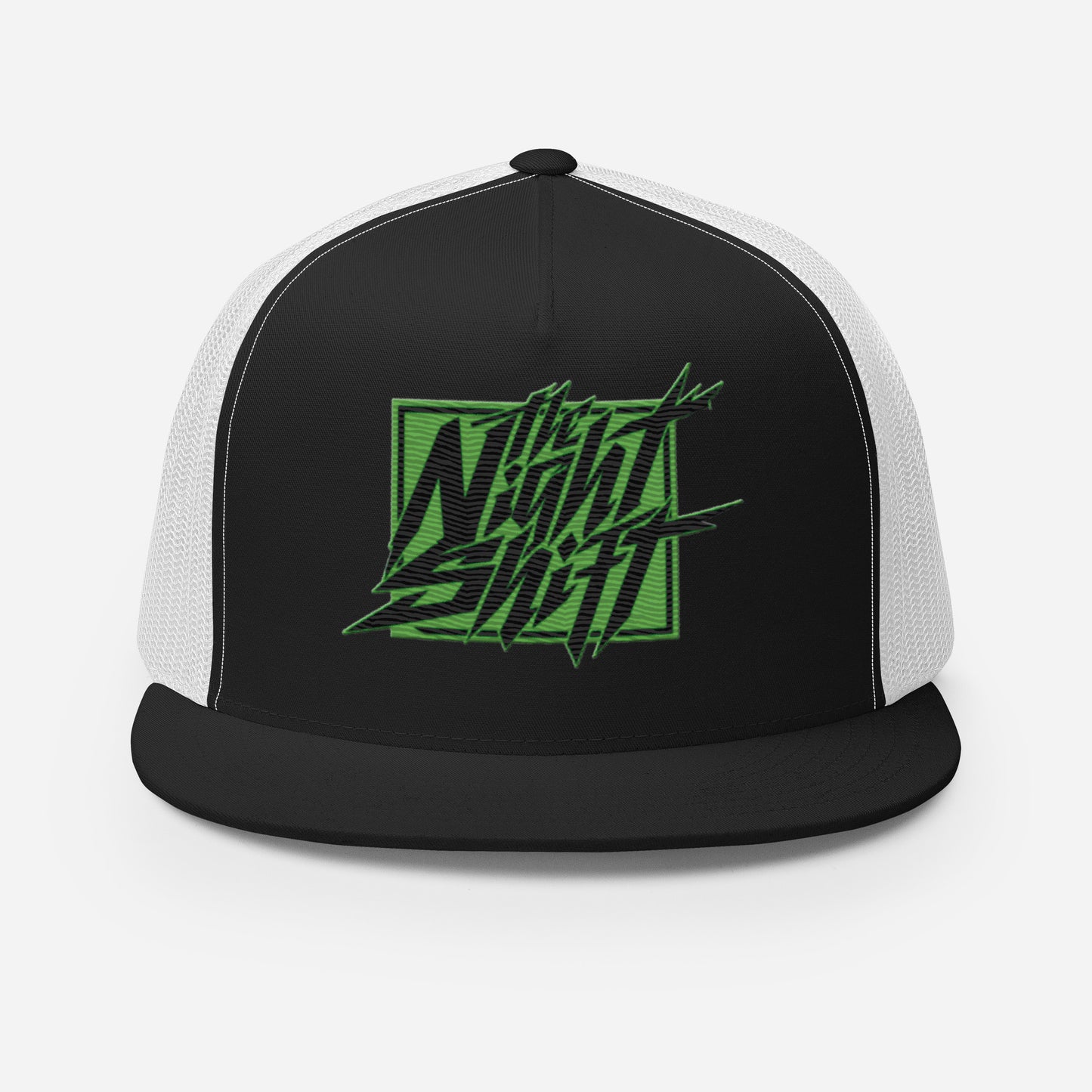 The Night Shift-Embroidered Mesh Snapback Trucker Hat The Night Shift Performance Street Gear by The Night Shift Automotive Apparel