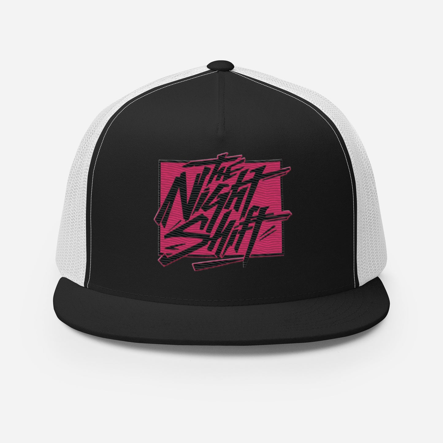 The Night Shift-Embroidered Mesh Snapback Trucker Hat The Night Shift Performance Street Gear by The Night Shift Automotive Apparel