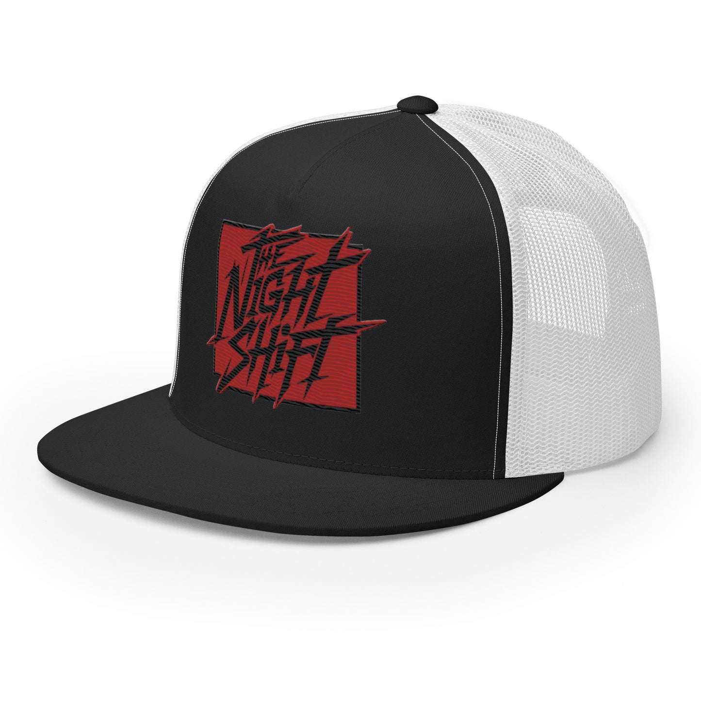 The Night Shift-Embroidered Mesh Snapback Trucker Hat The Night Shift Performance Street Gear by The Night Shift Automotive Apparel