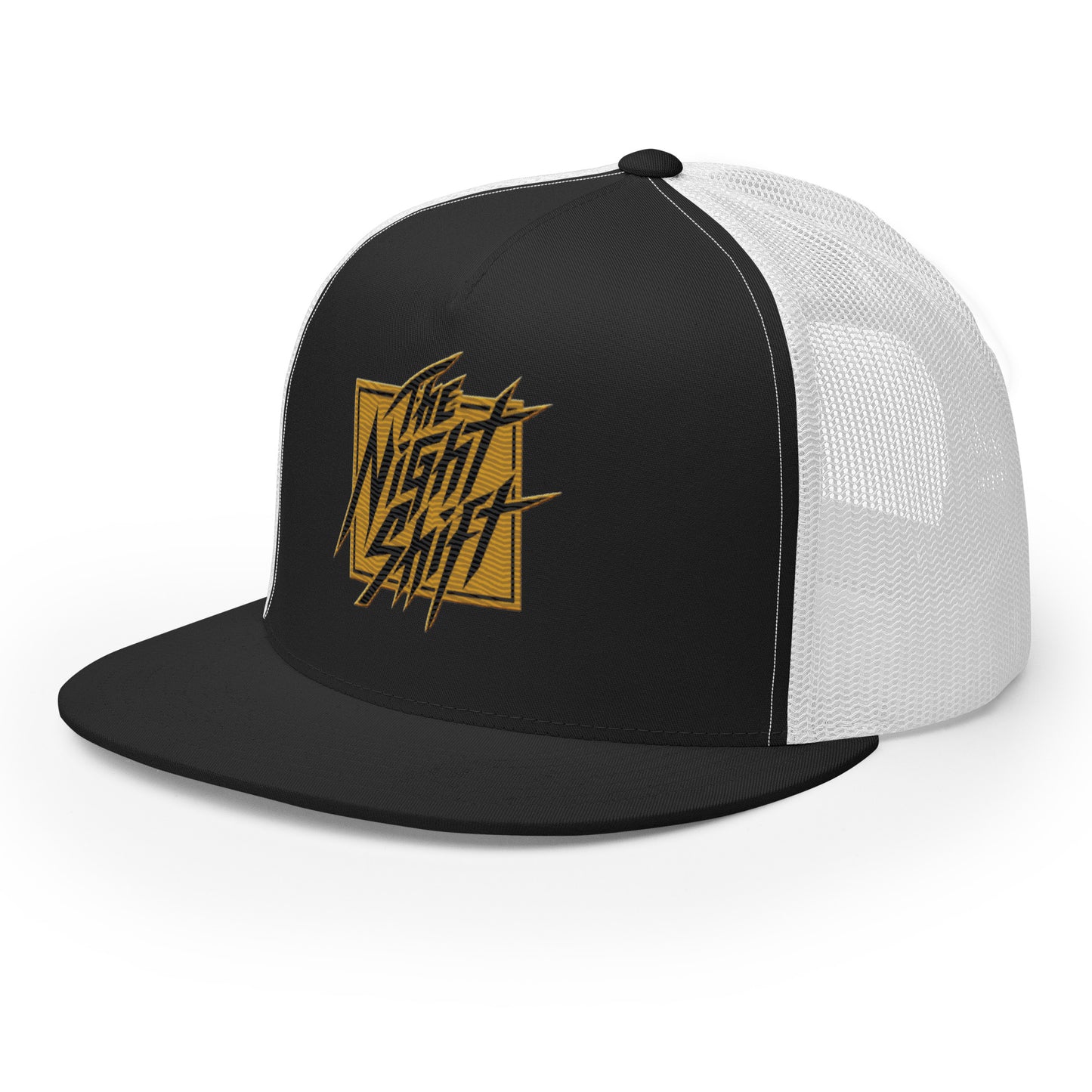 The Night Shift-Embroidered Mesh Snapback Trucker Hat The Night Shift Performance Street Gear by The Night Shift Automotive Apparel