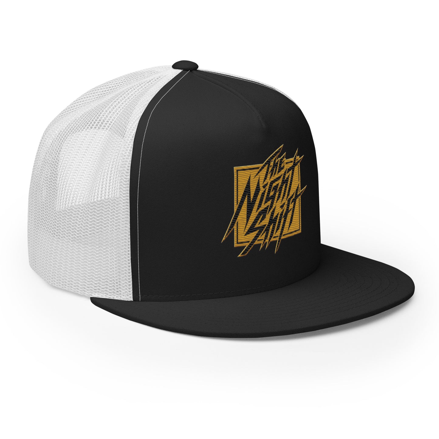 The Night Shift-Embroidered Mesh Snapback Trucker Hat The Night Shift Performance Street Gear by The Night Shift Automotive Apparel