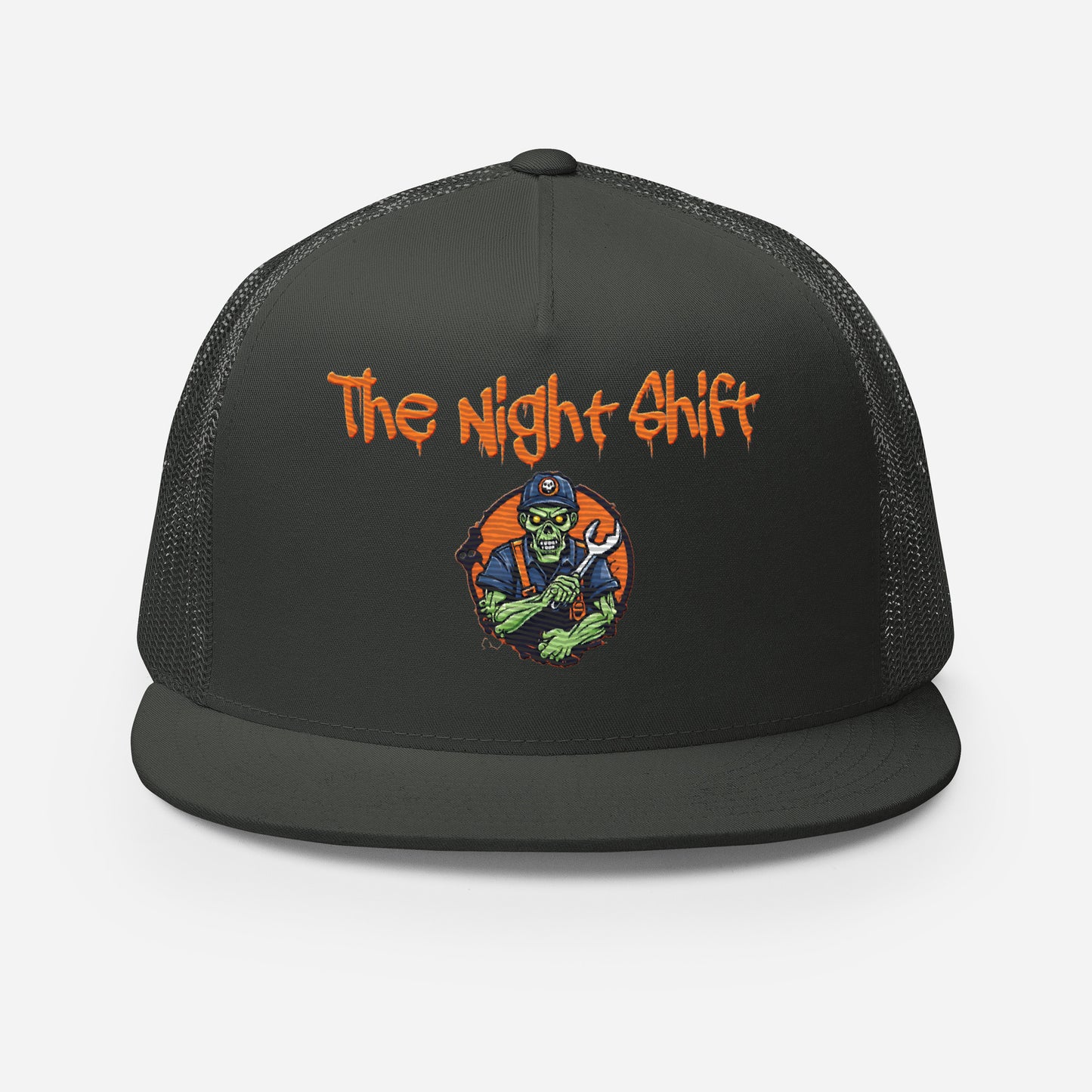 Don't Stop Till You Drop-Embroidered Snapback Trucker Hat The Night Shift Performance Street Gear by The Night Shift Automotive Apparel