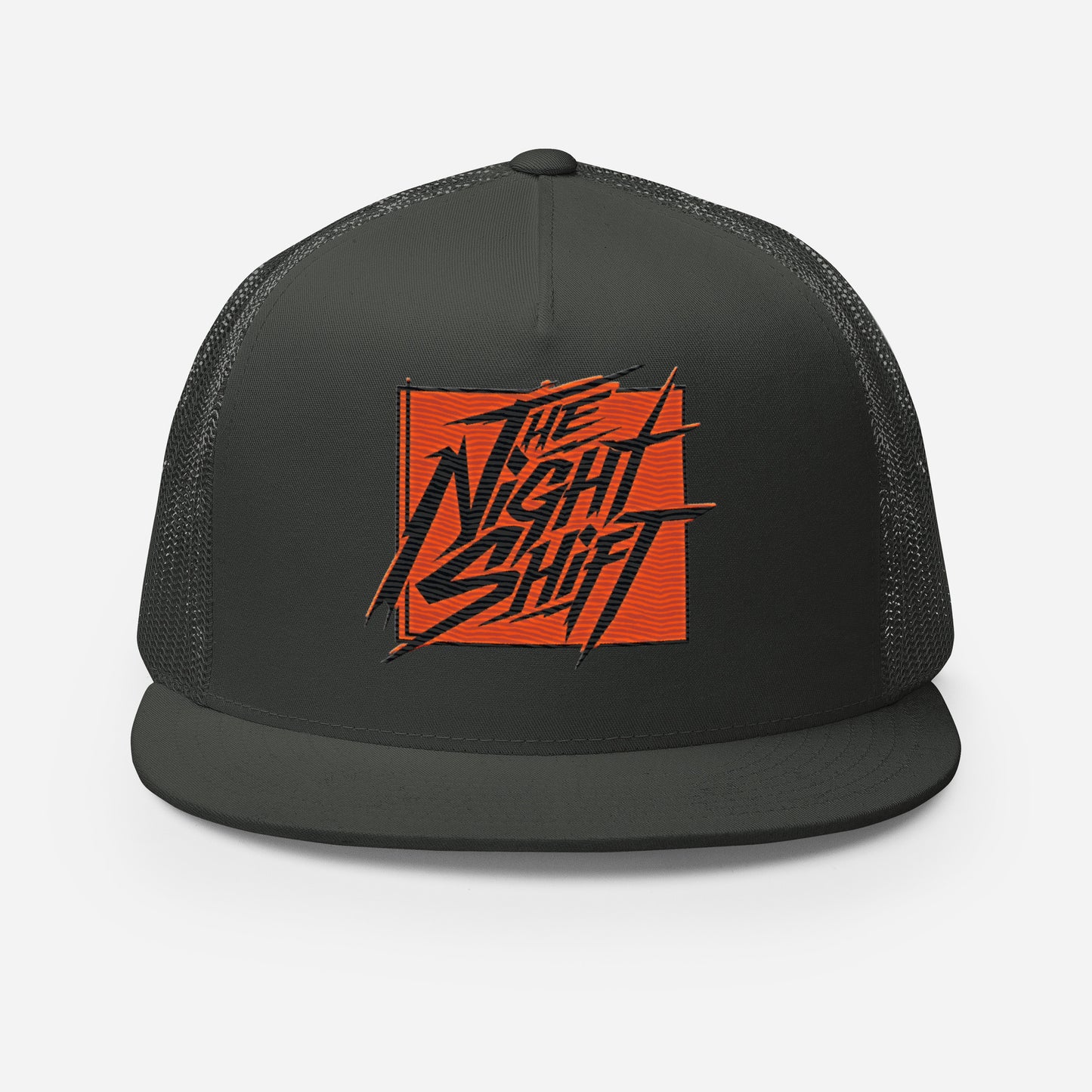 The Night Shift-Embroidered Mesh Snapback Trucker Hat The Night Shift Performance Street Gear by The Night Shift Automotive Apparel