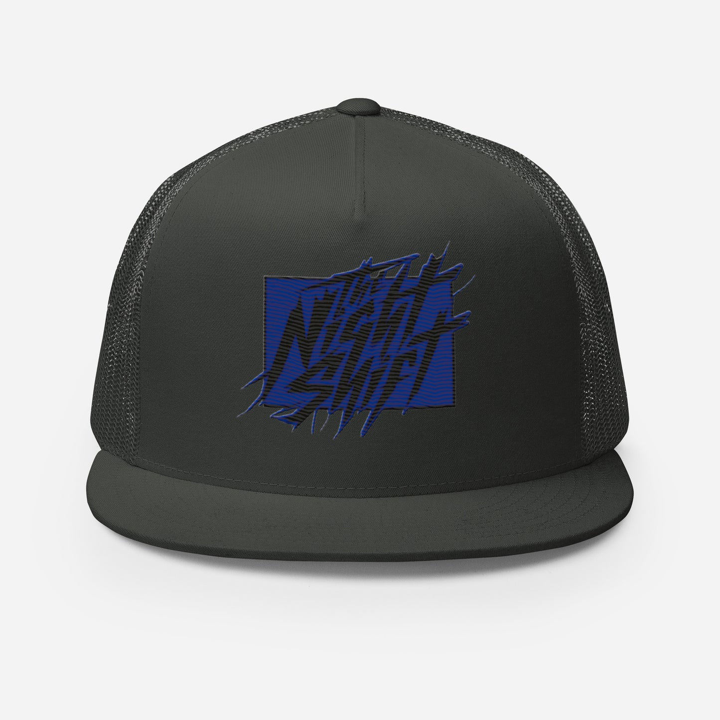 The Night Shift-Embroidered Mesh Snapback Trucker Hat The Night Shift Performance Street Gear by The Night Shift Automotive Apparel