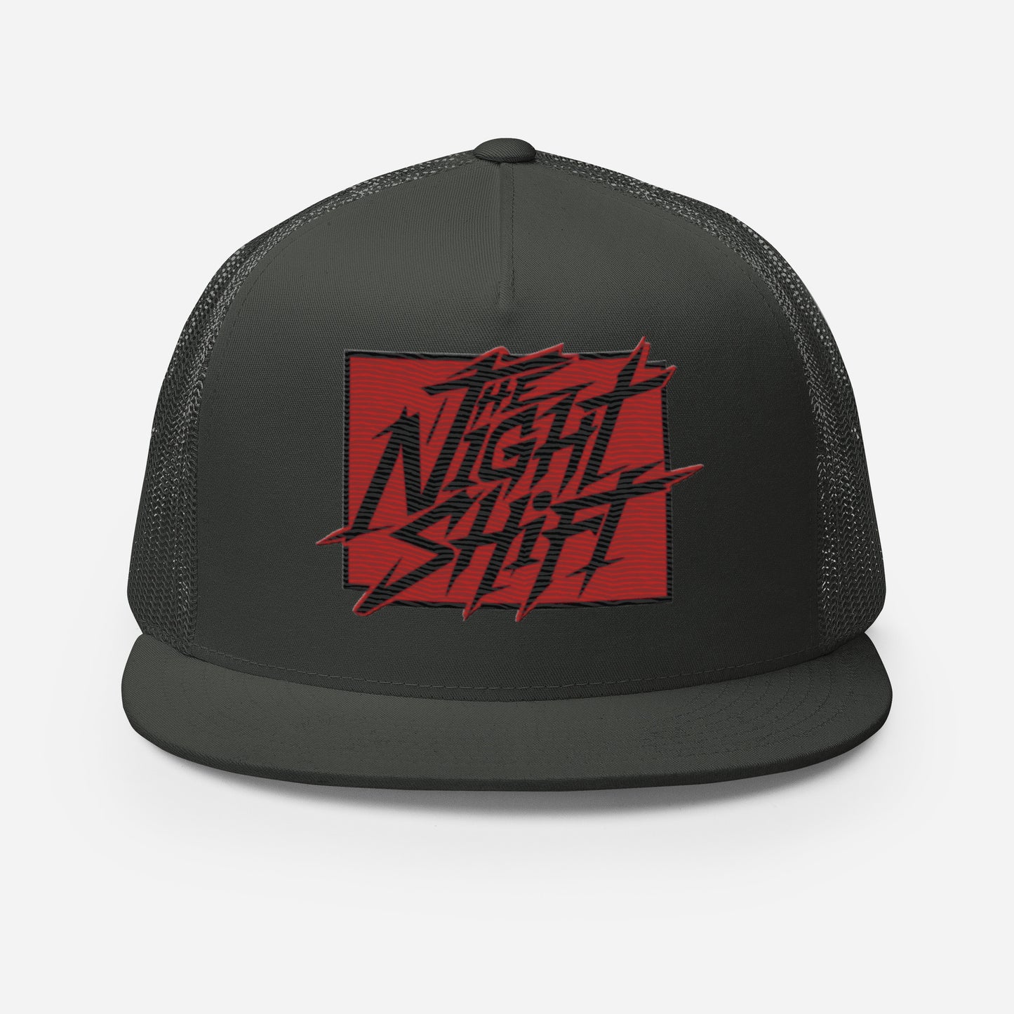 The Night Shift-Embroidered Mesh Snapback Trucker Hat The Night Shift Performance Street Gear by The Night Shift Automotive Apparel