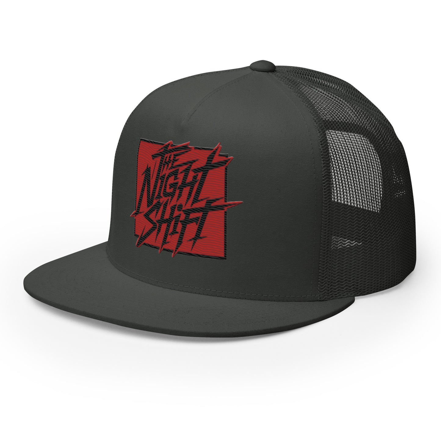 The Night Shift-Embroidered Mesh Snapback Trucker Hat The Night Shift Performance Street Gear by The Night Shift Automotive Apparel
